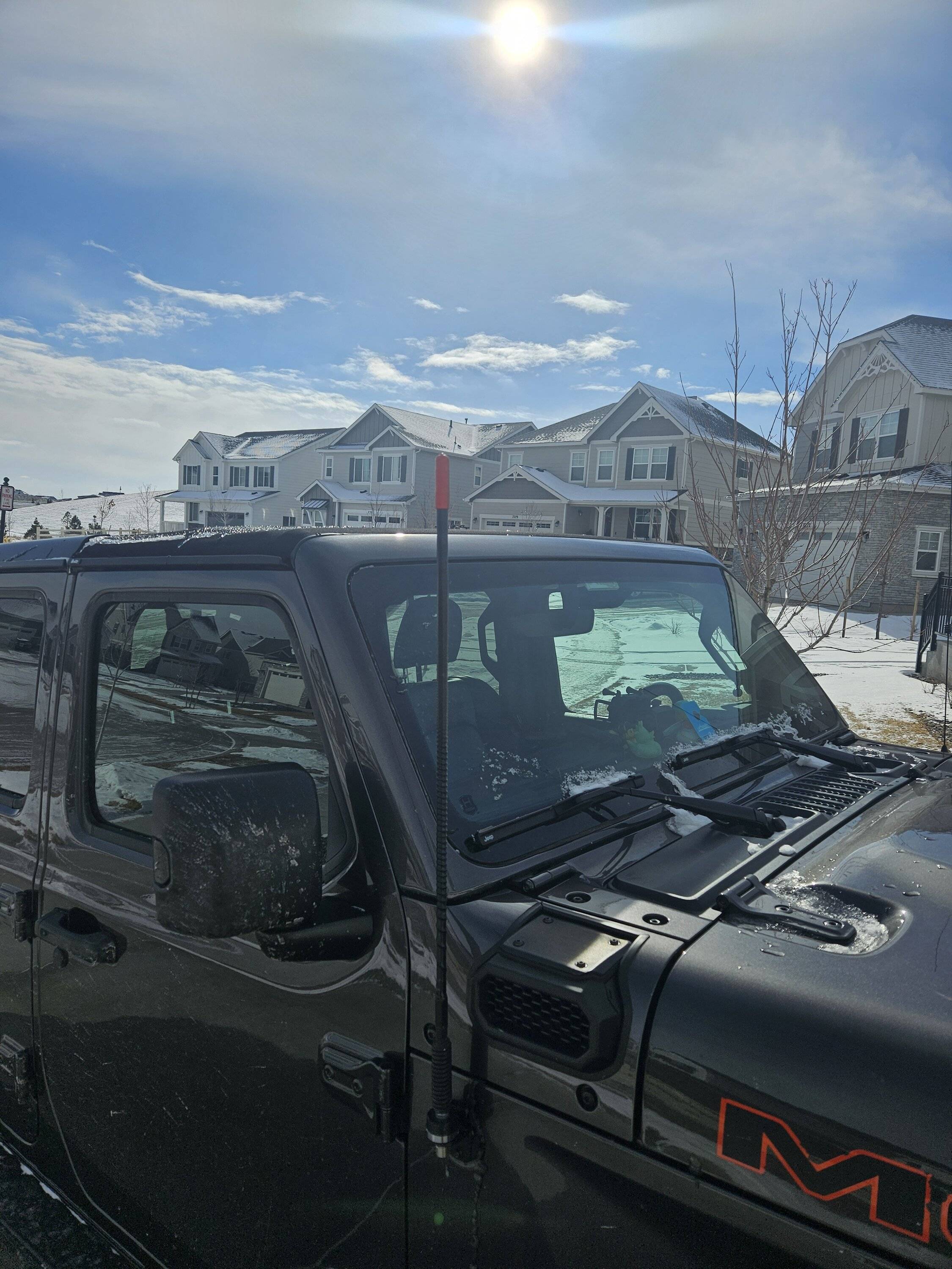Jeep Gladiator CB antenna mounting 20240114_114808
