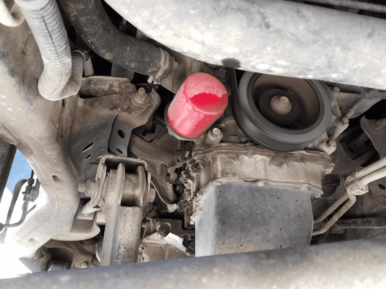 Jeep Gladiator Oil leak from the front of JTR 1705289870759