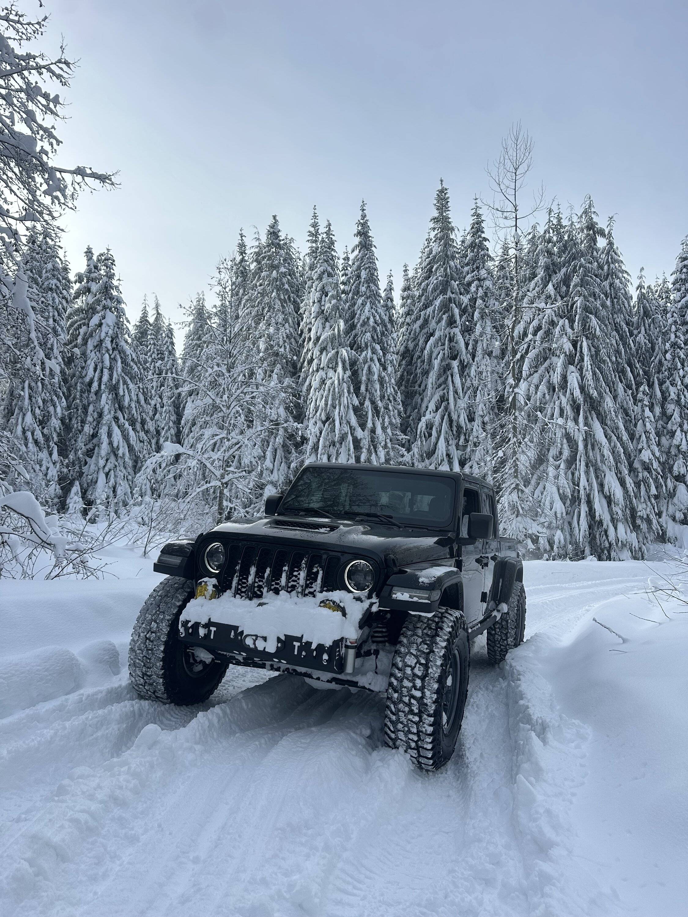 Jeep Gladiator Gladiators Snow Wheeling - Post Your Pics! IMG_2908