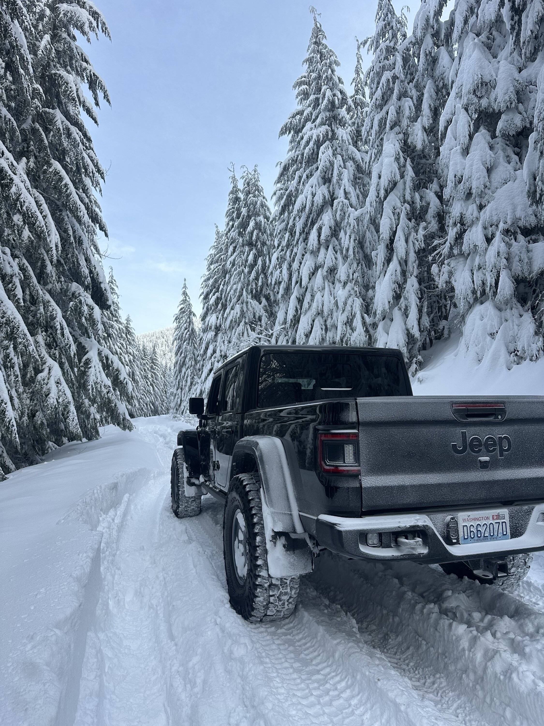 Jeep Gladiator Gladiators Snow Wheeling - Post Your Pics! IMG_2910