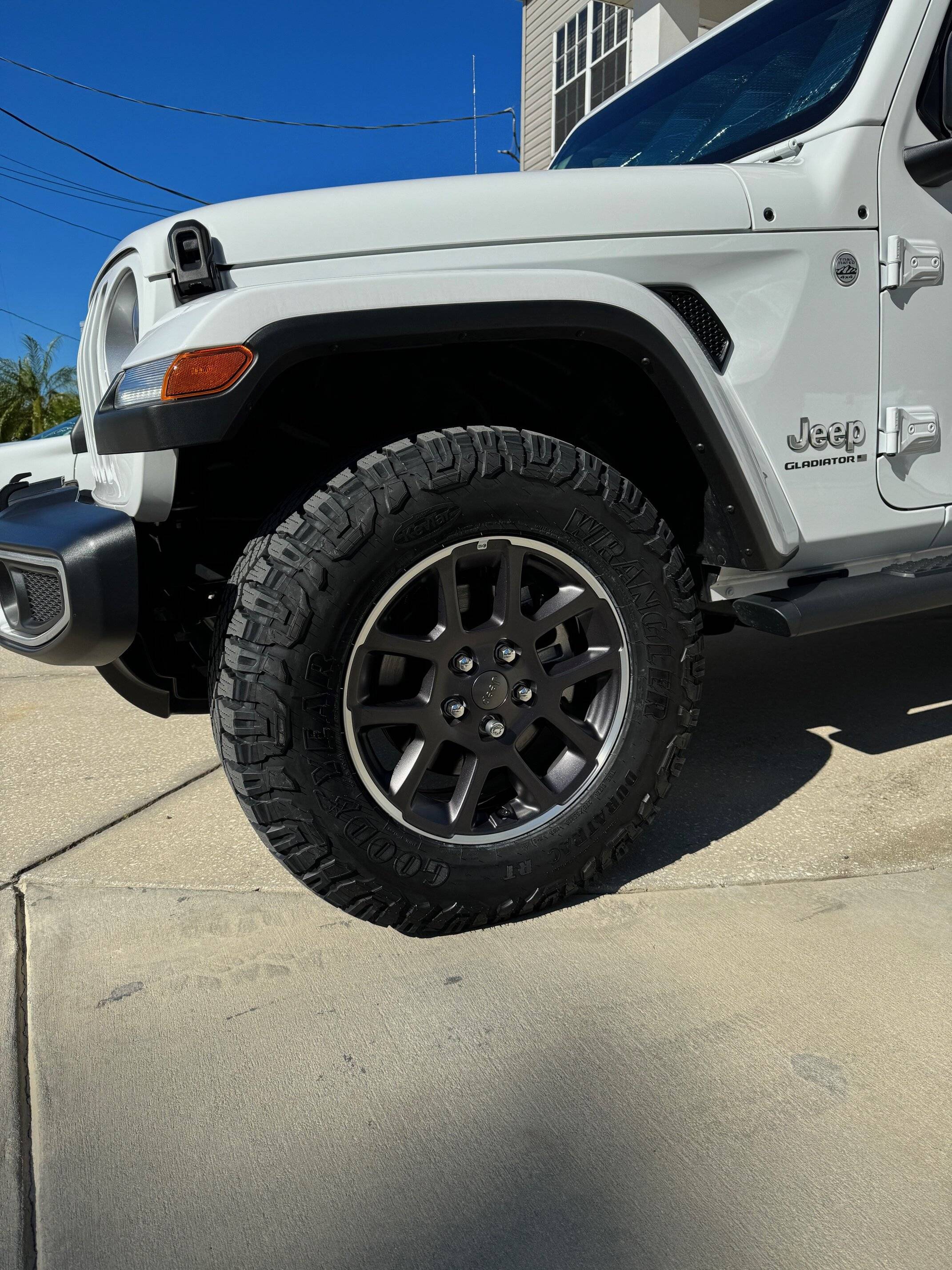 Jeep Gladiator NEW Rugged Terrain Tires: Goodyear Wrangler DuraTrac RT Driver Front 2