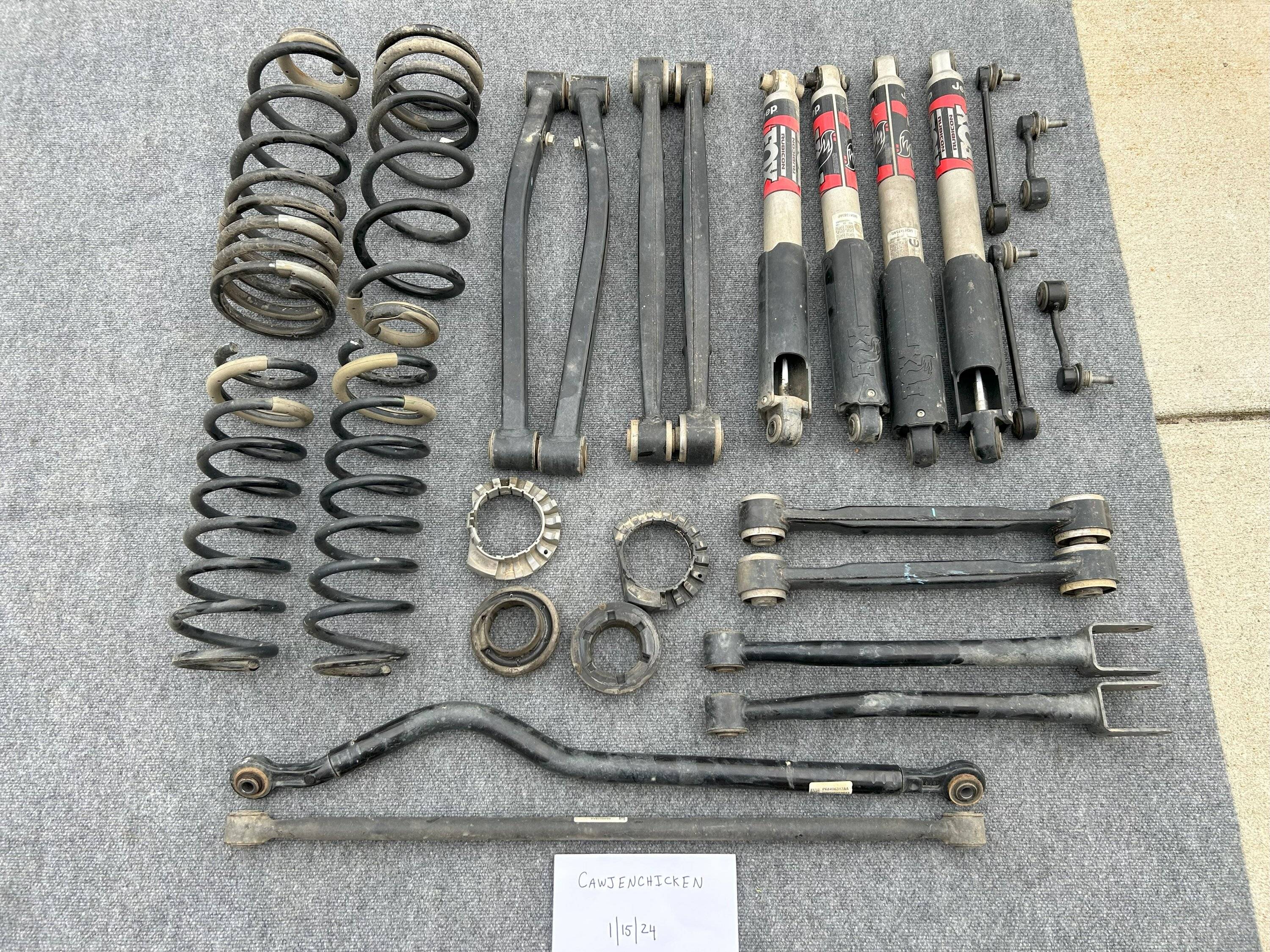 Jeep Gladiator STOCK JTR SUSPENSION STOCK 
