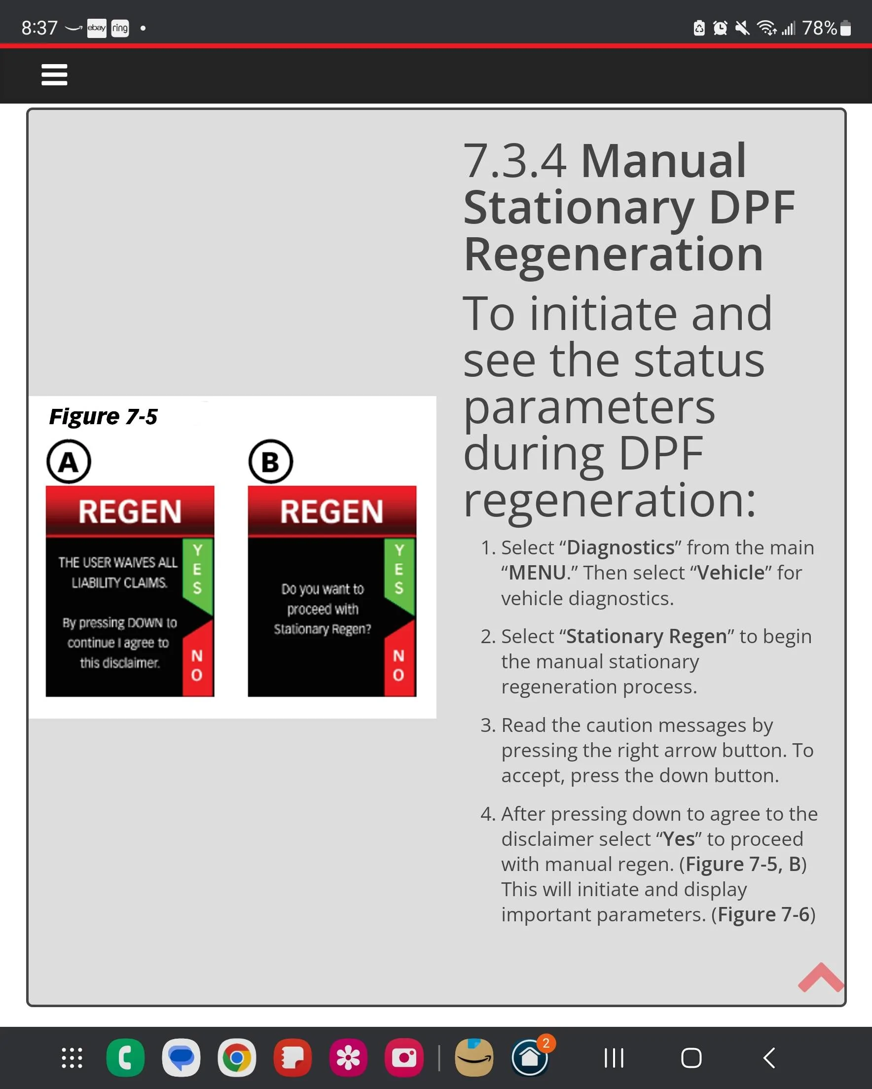 Jeep Gladiator Can iDash perform forced regen? Screenshot_20240119_083727_Chrom