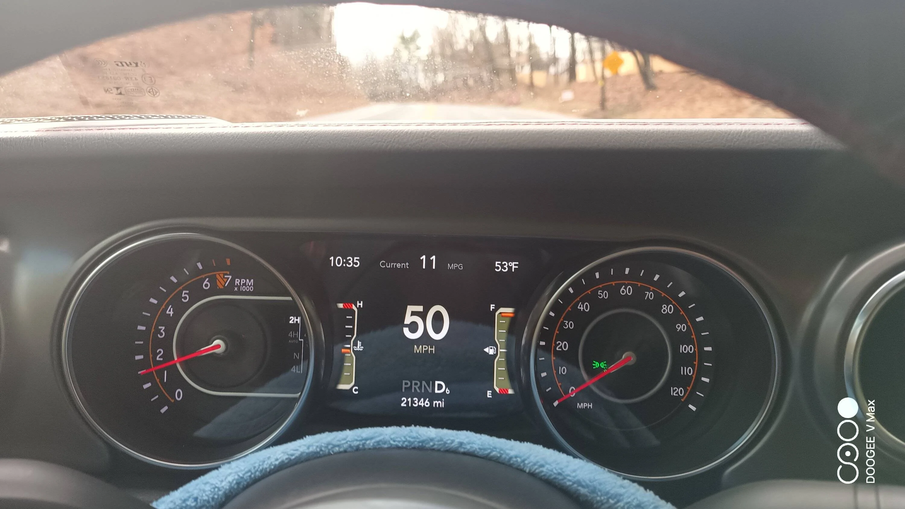 Jeep Gladiator Physical dashboard stuck IMG_20240113_103511_570