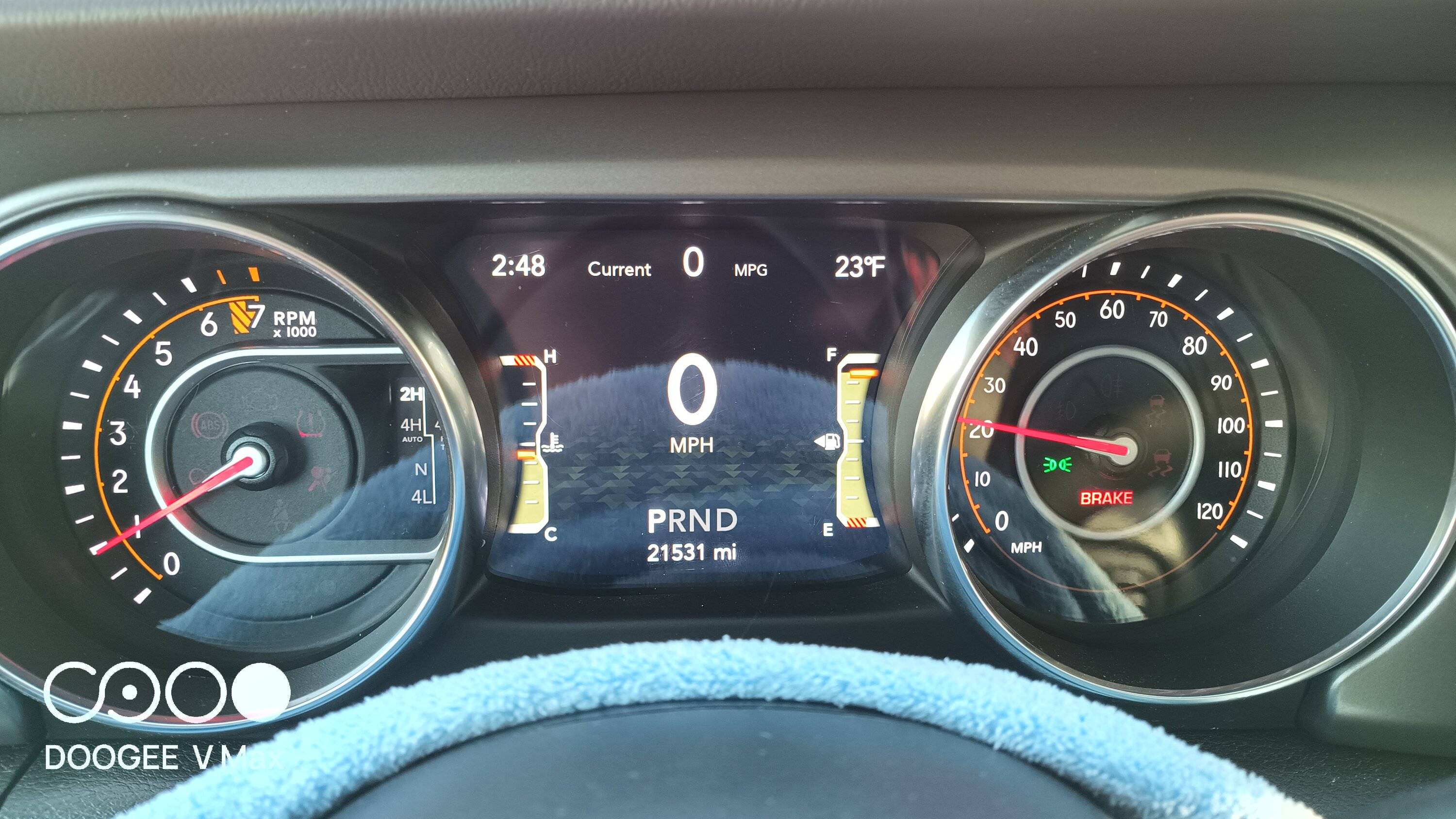 Jeep Gladiator Physical dashboard stuck IMG_20240117_144901_860