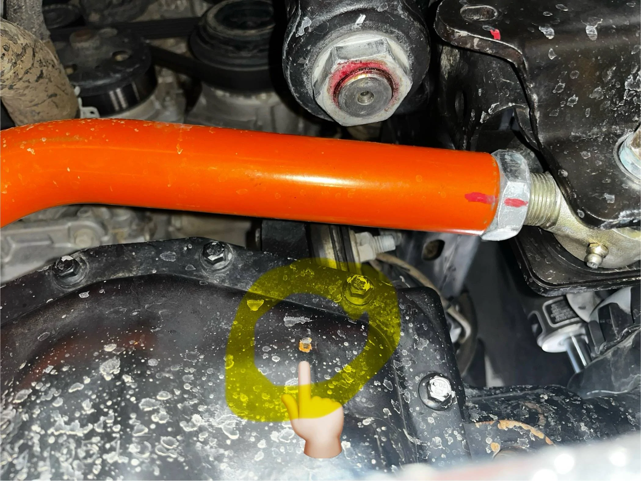 Jeep Gladiator Core 4x4 Track Bar contacting differential cover IMG_3634