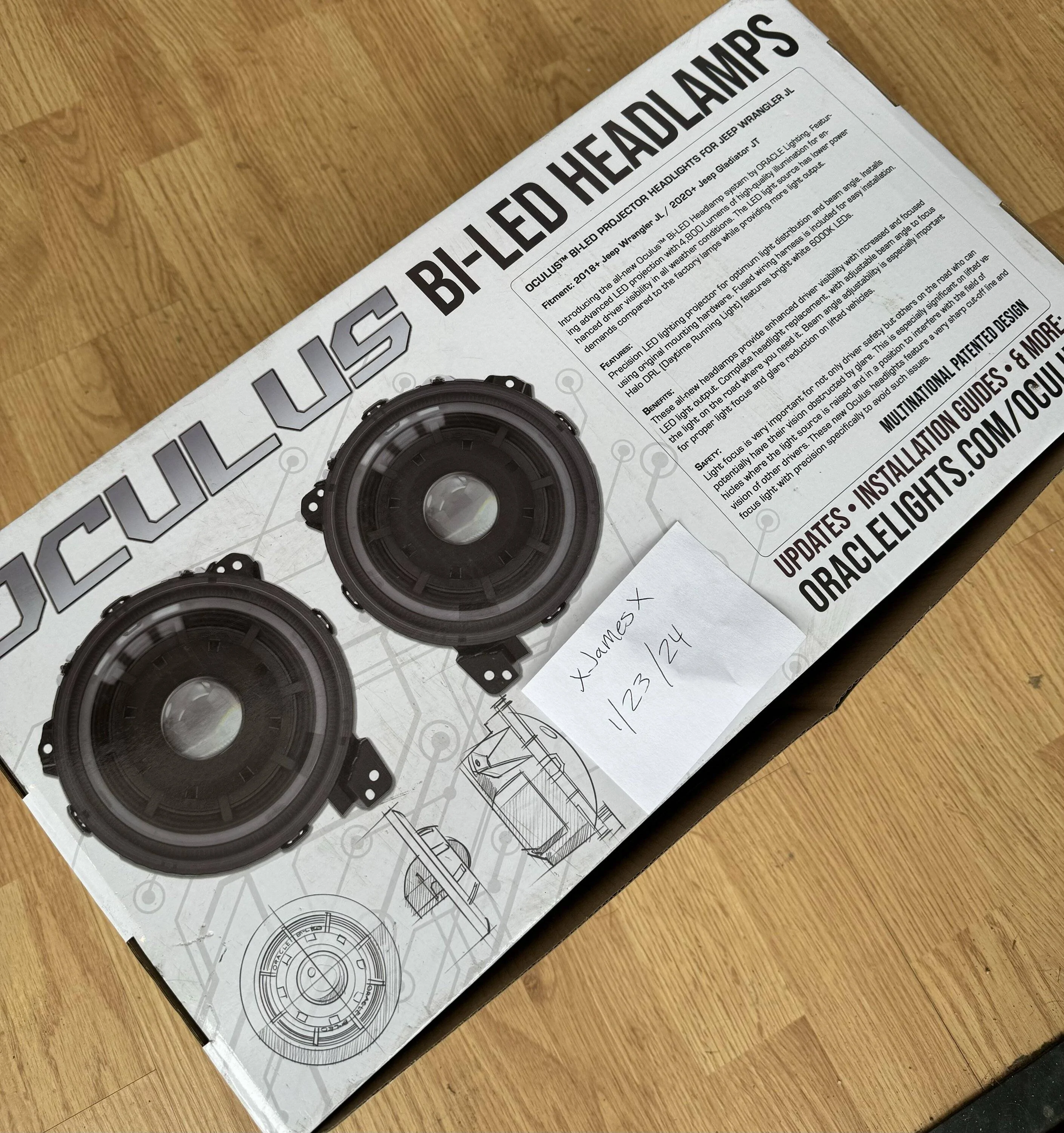 Jeep Gladiator Oracle Oculus Headlights - Matte Black - $350 shipped IMG_3910