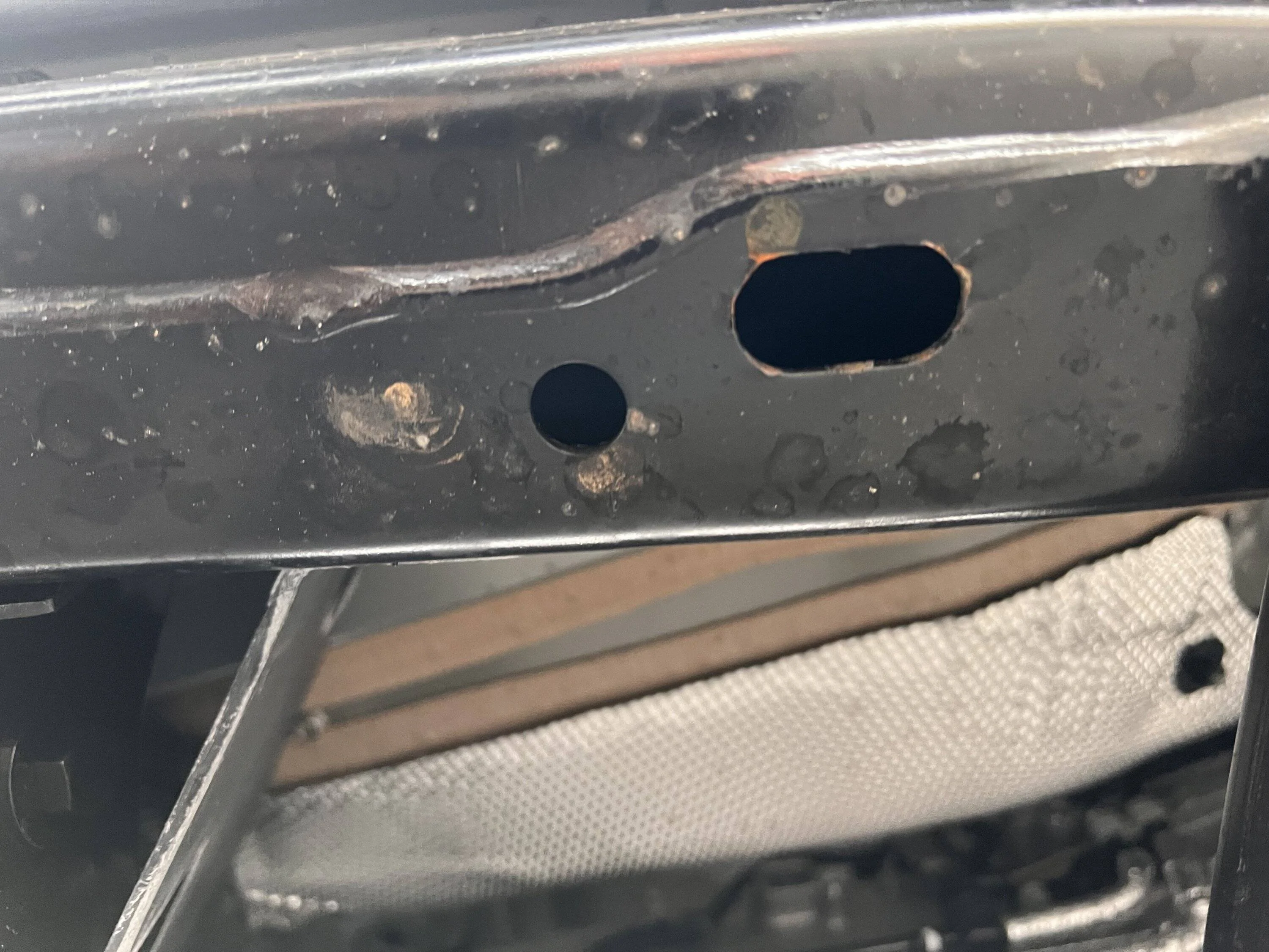 Jeep Gladiator Frame rust. IMG_4499