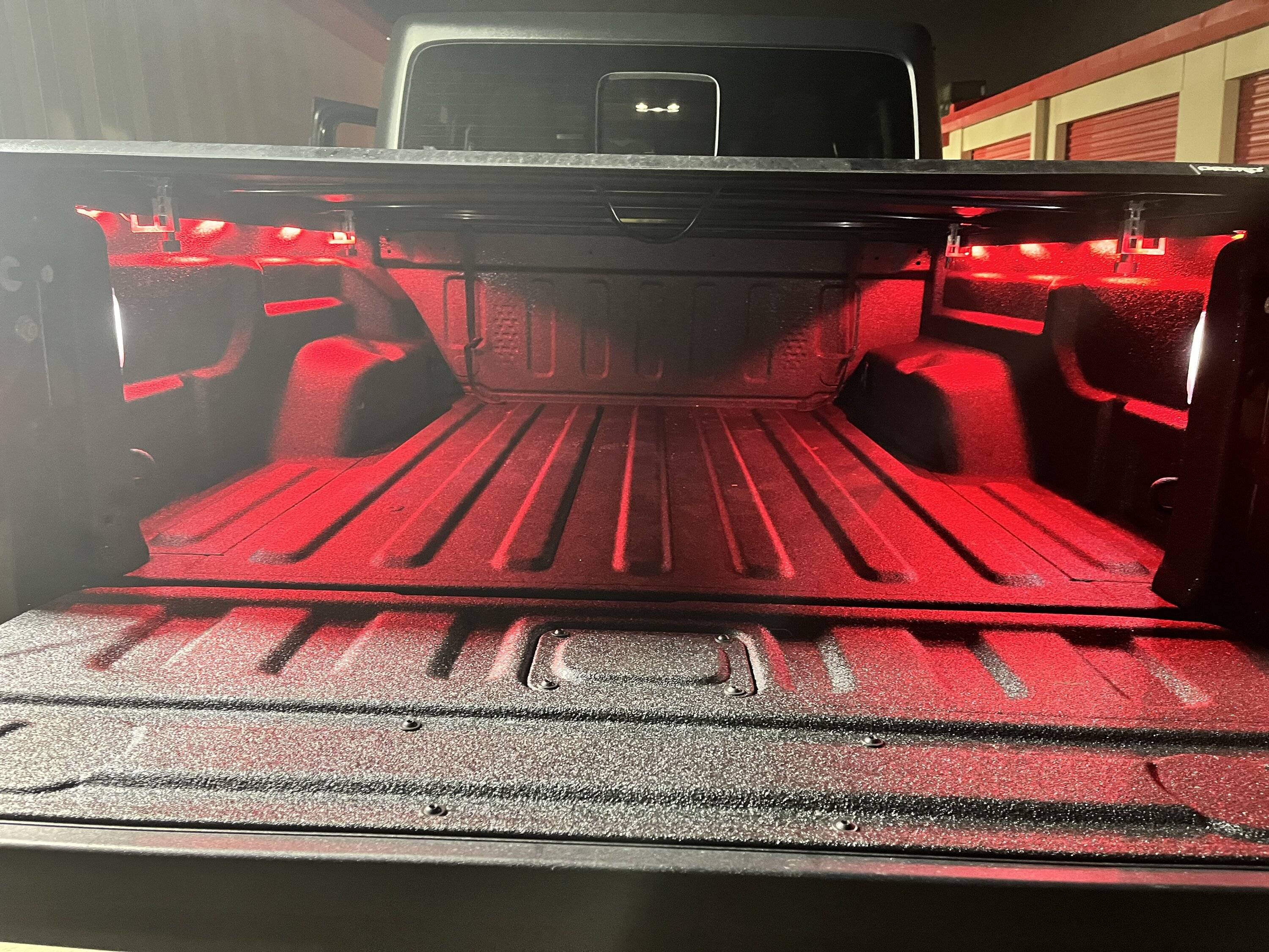 Jeep Gladiator Nilight LED Bed Light Strip Install IMG_5667