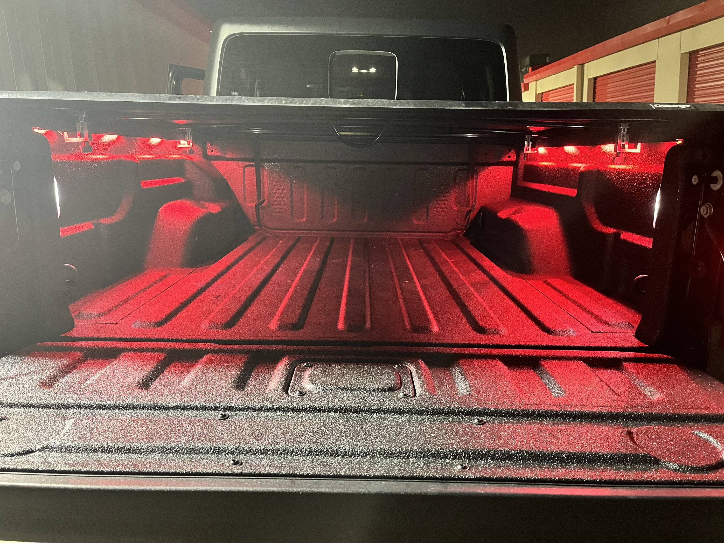 Jeep Gladiator Nilight LED Bed Light Strip Install IMG_5666