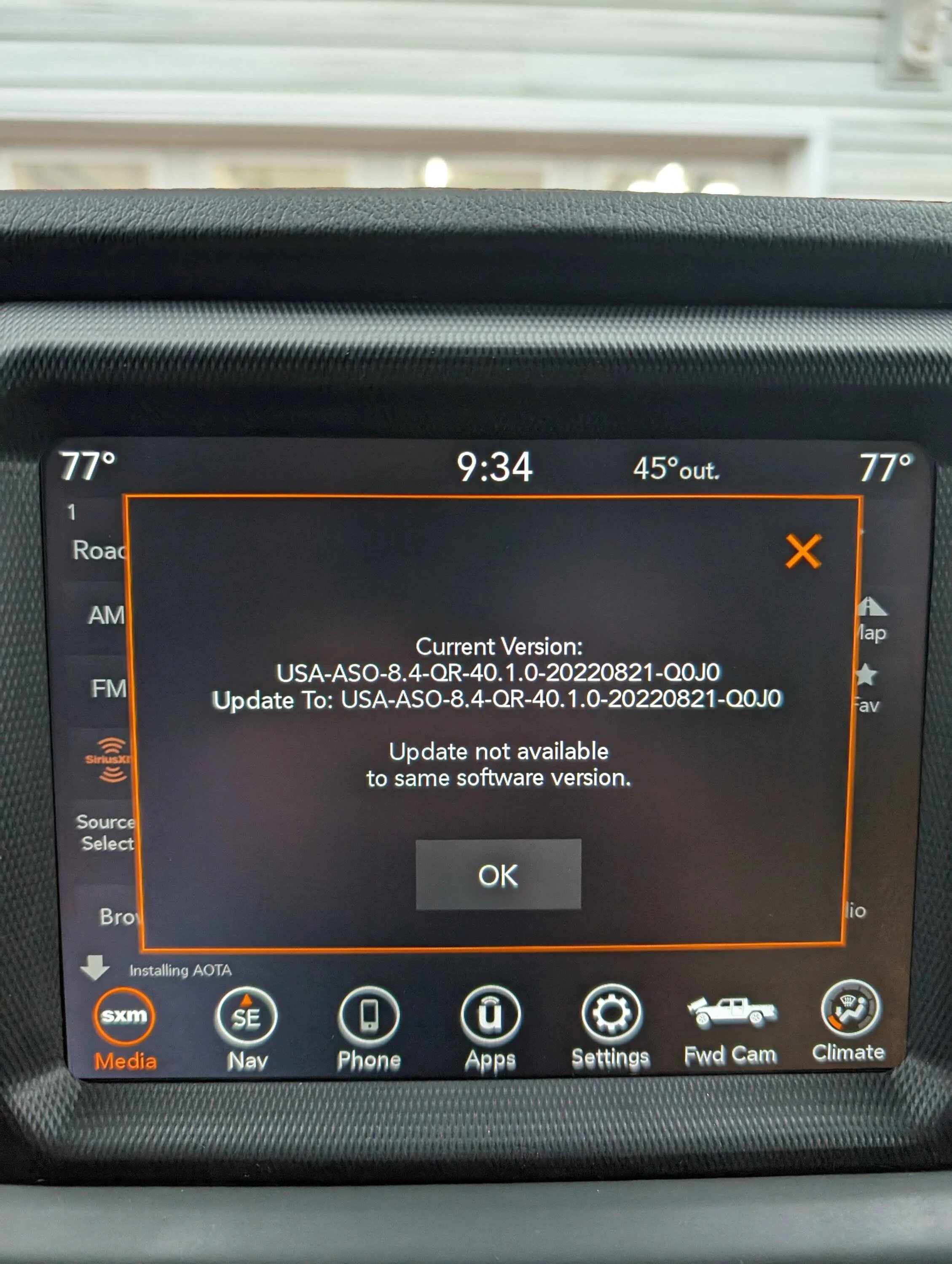 Jeep Gladiator Weather Updates, my wife has a check box to turn them off, I do not PXL_20240126_143503831.MP