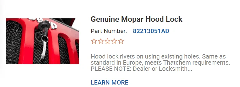 Jeep Gladiator Hood Locks. - Easy Install 1706285506594