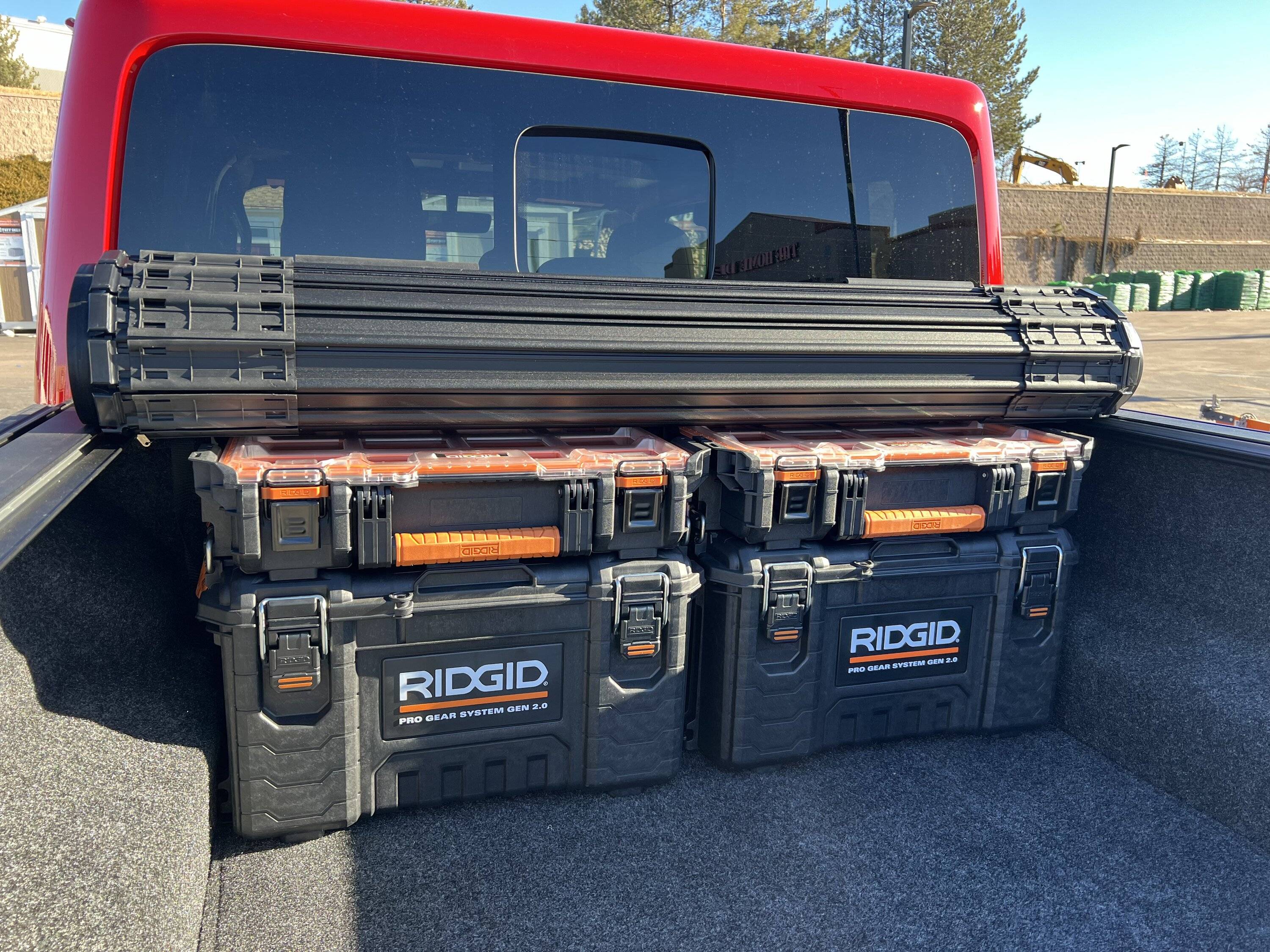 Jeep Gladiator RIDGID PRO GEAR SYSTEM Gen 2.0 (storage) currently on sale at Home Depot IMG_4540