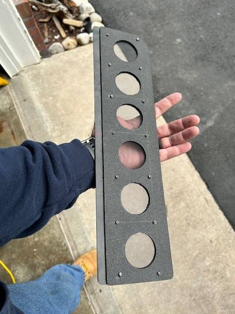 Jeep Gladiator Window Screen - rear doors vents holes