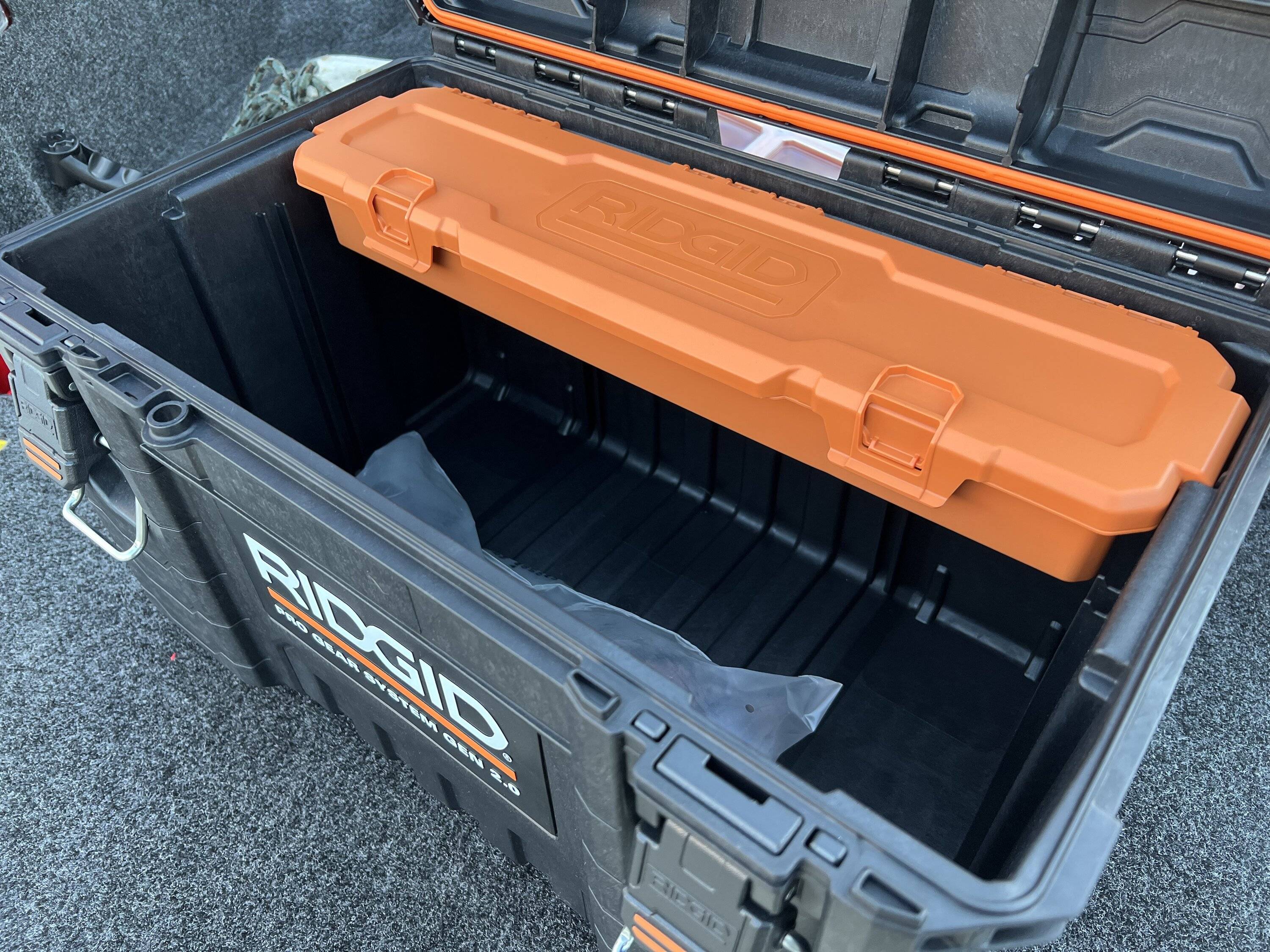 Jeep Gladiator RIDGID PRO GEAR SYSTEM Gen 2.0 (storage) currently on sale at Home Depot IMG_4544