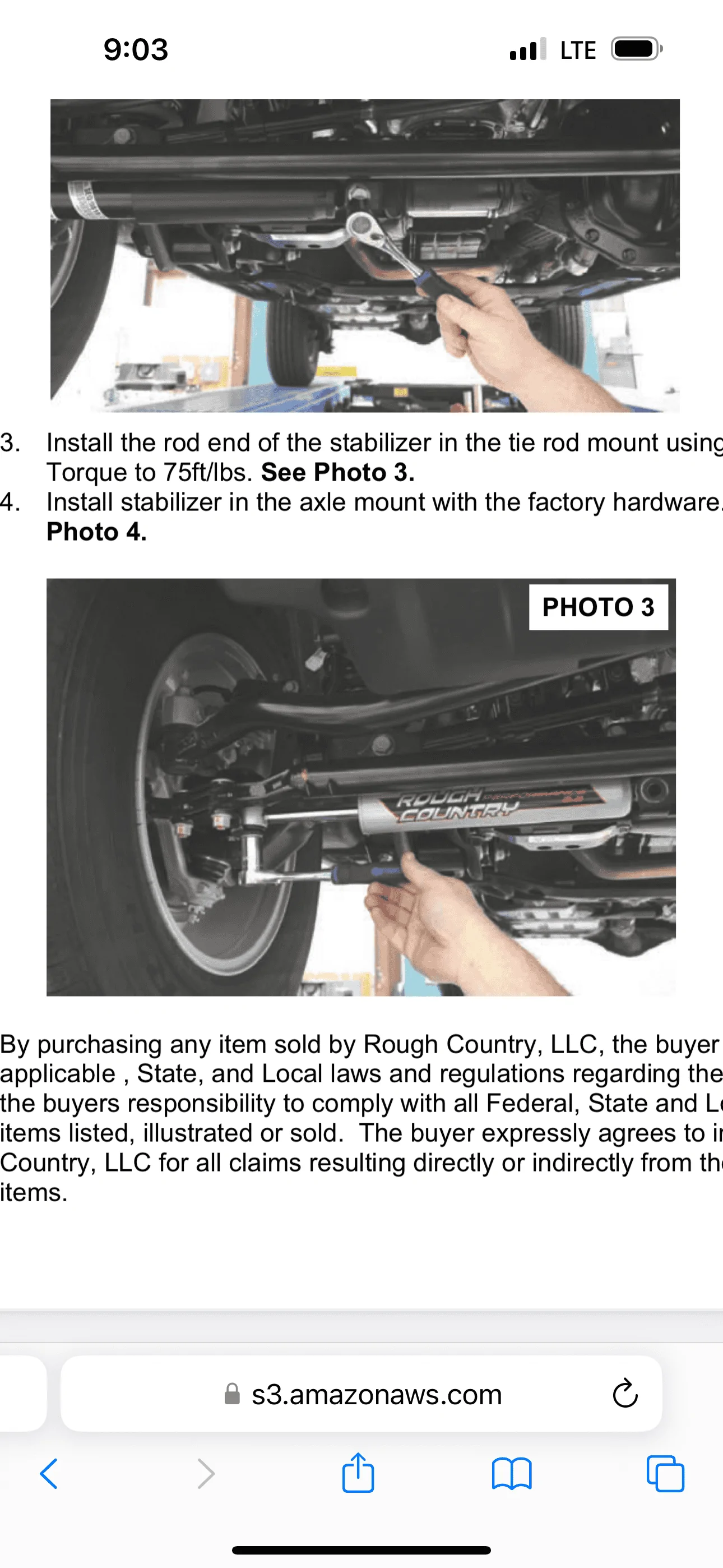 Jeep Gladiator Steering stabilizer orientation IMG_3006