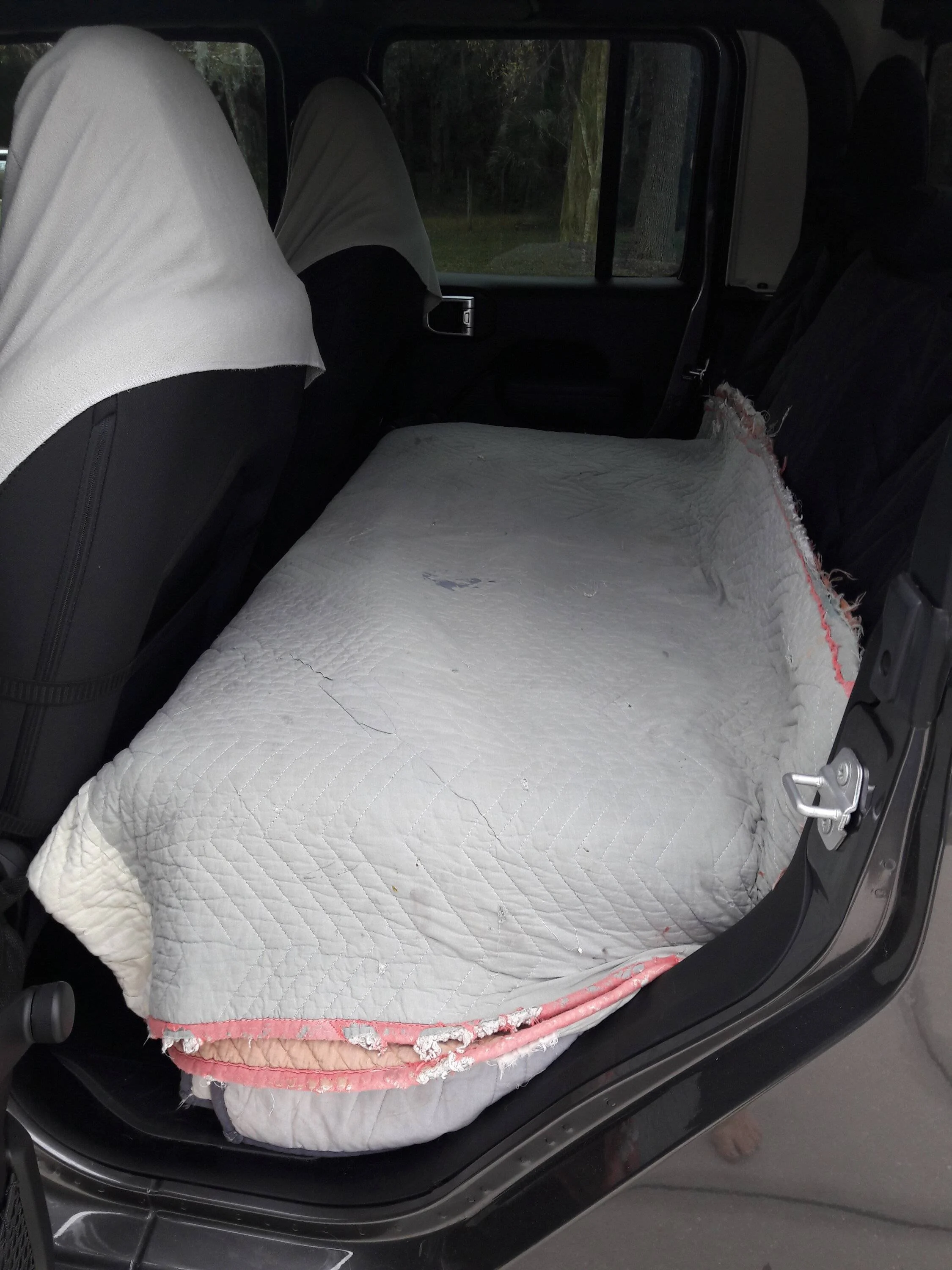 Jeep Gladiator Recommendations for rear seat dog bed/seat cover? Pet platform 2