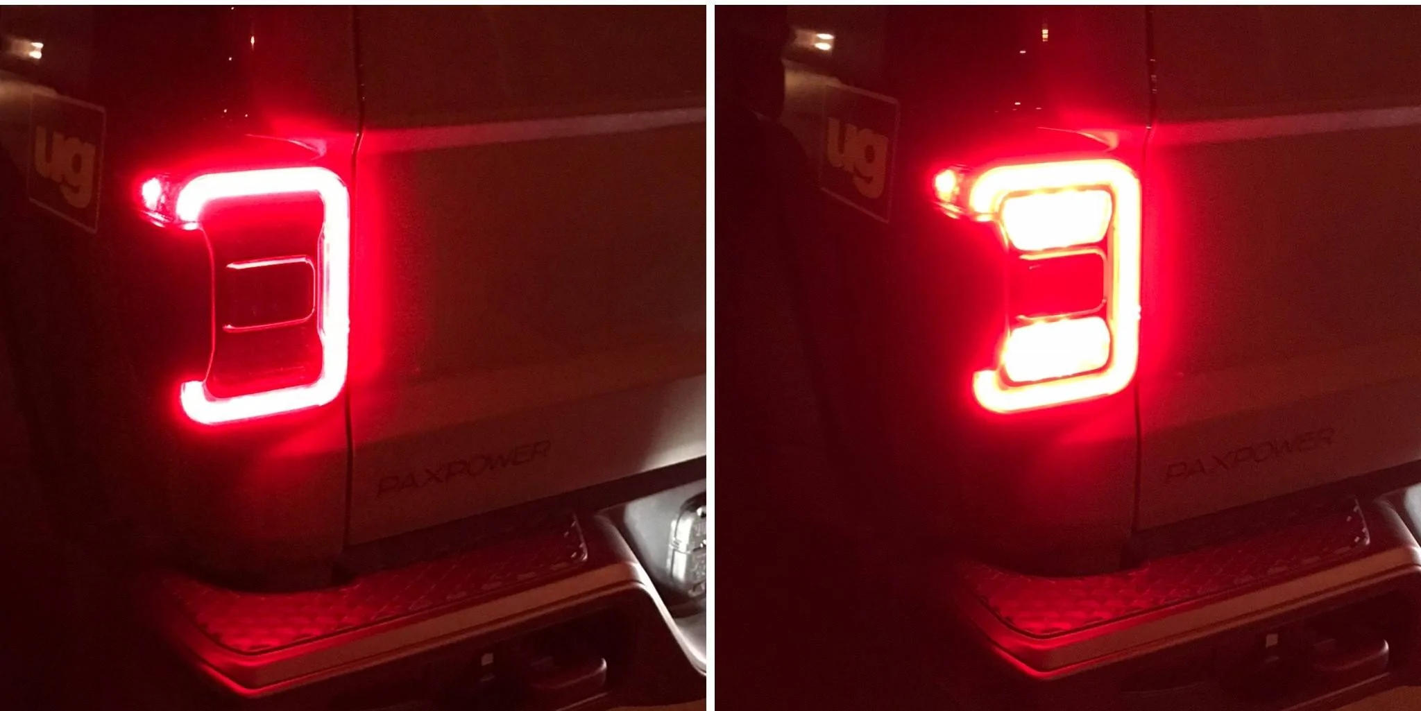 Jeep Gladiator Tail Light Tuesday Night Test tail lights