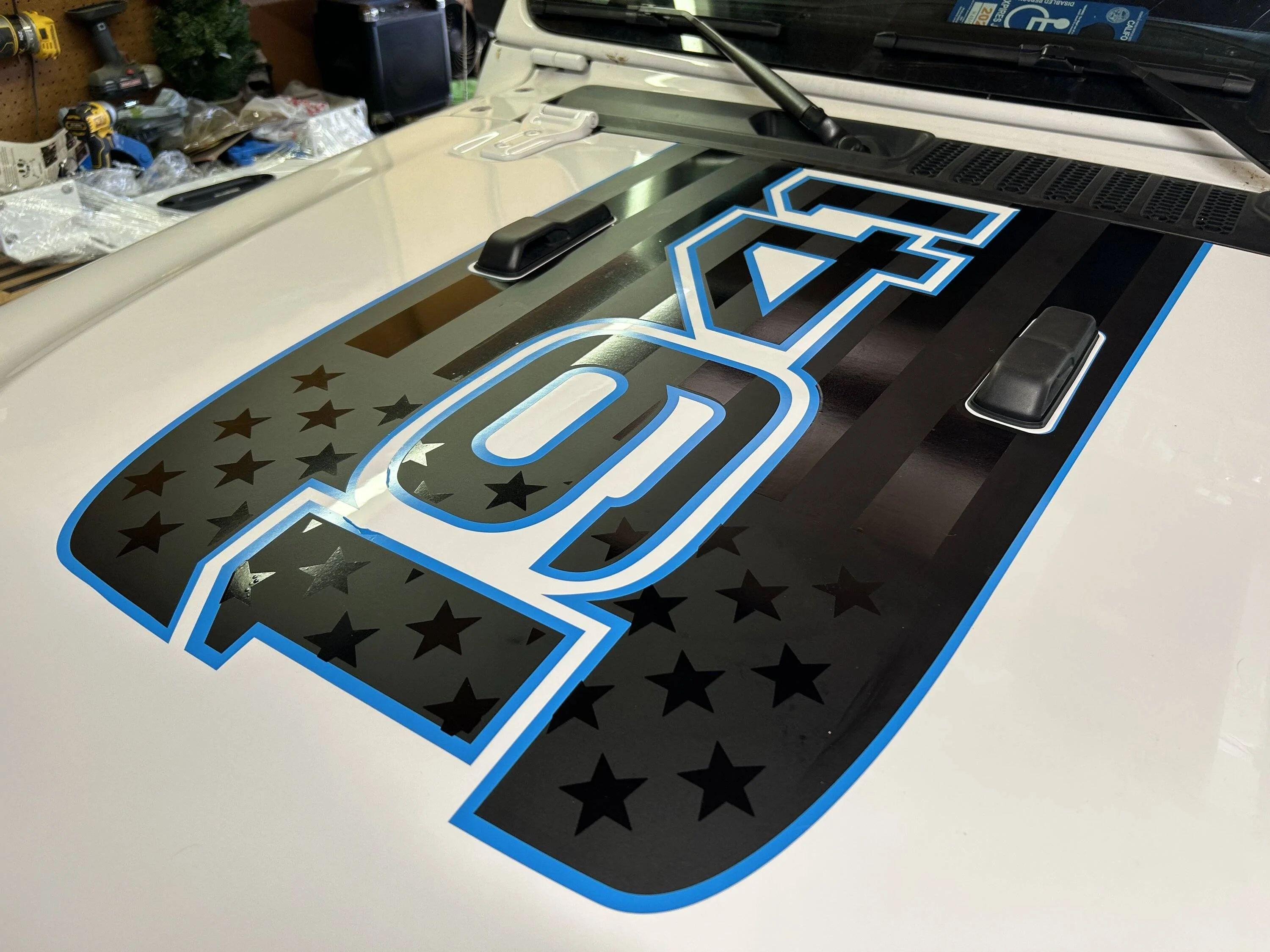 Jeep Gladiator Custom Hood Stickers/Decals IMG_3531