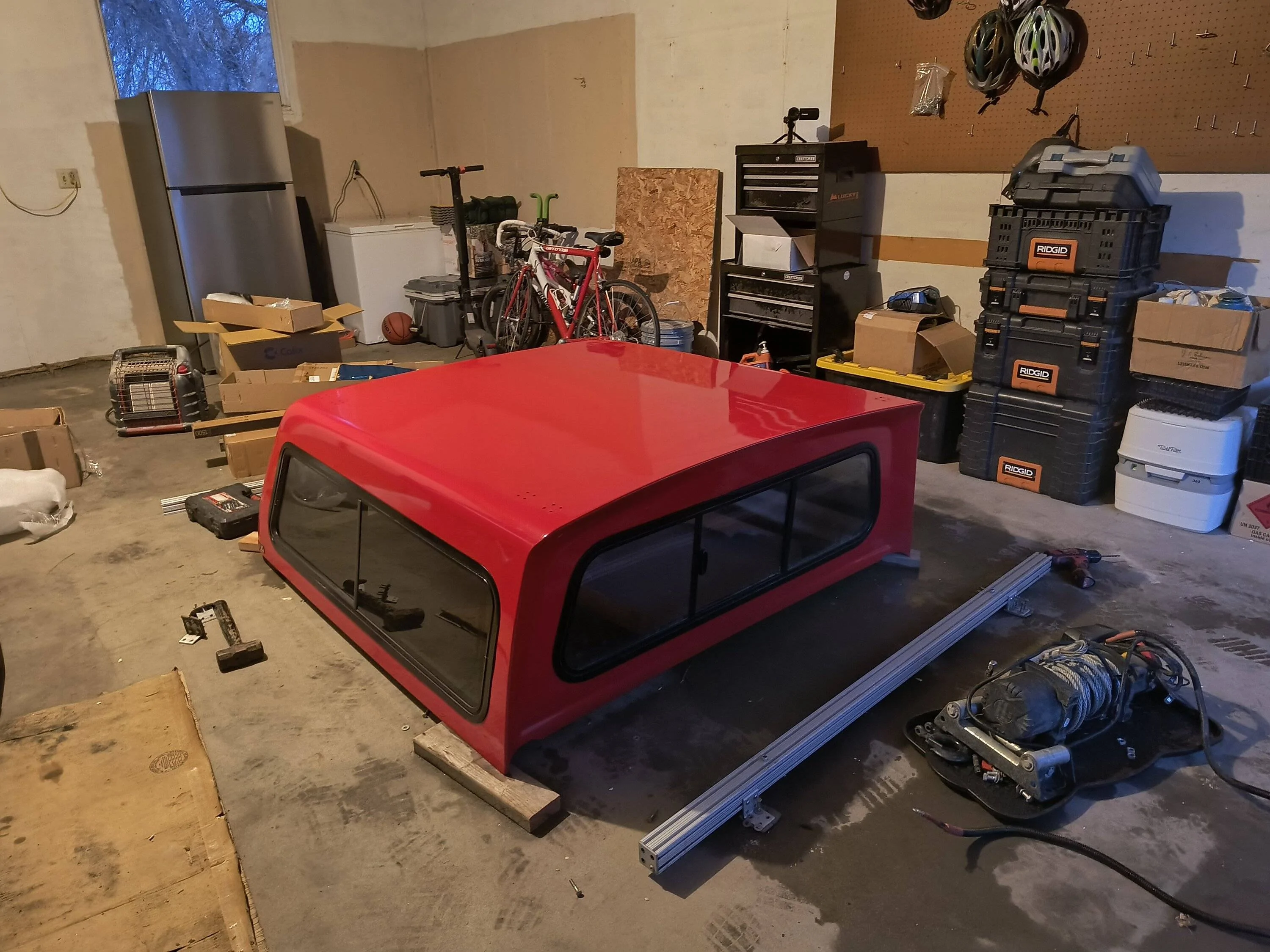 Jeep Gladiator ARE CX Classic Truck Cap Red body color Jeep Gladiator 20-23 $2,000 OBO IMG_20240130_181517568