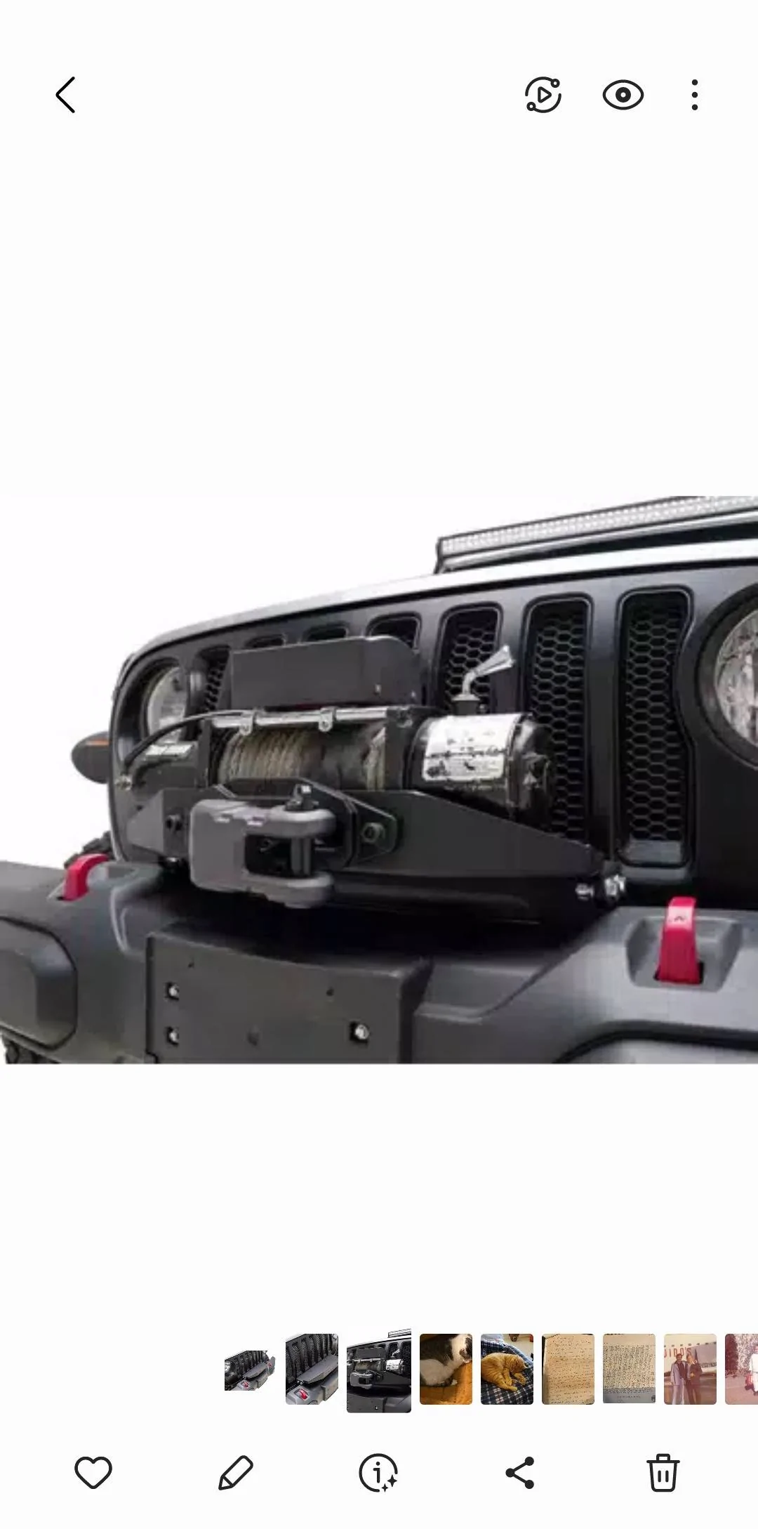 Jeep Gladiator Sport-S stock bumper and a winch....educate me Screenshot_20240201_094247_Gallery