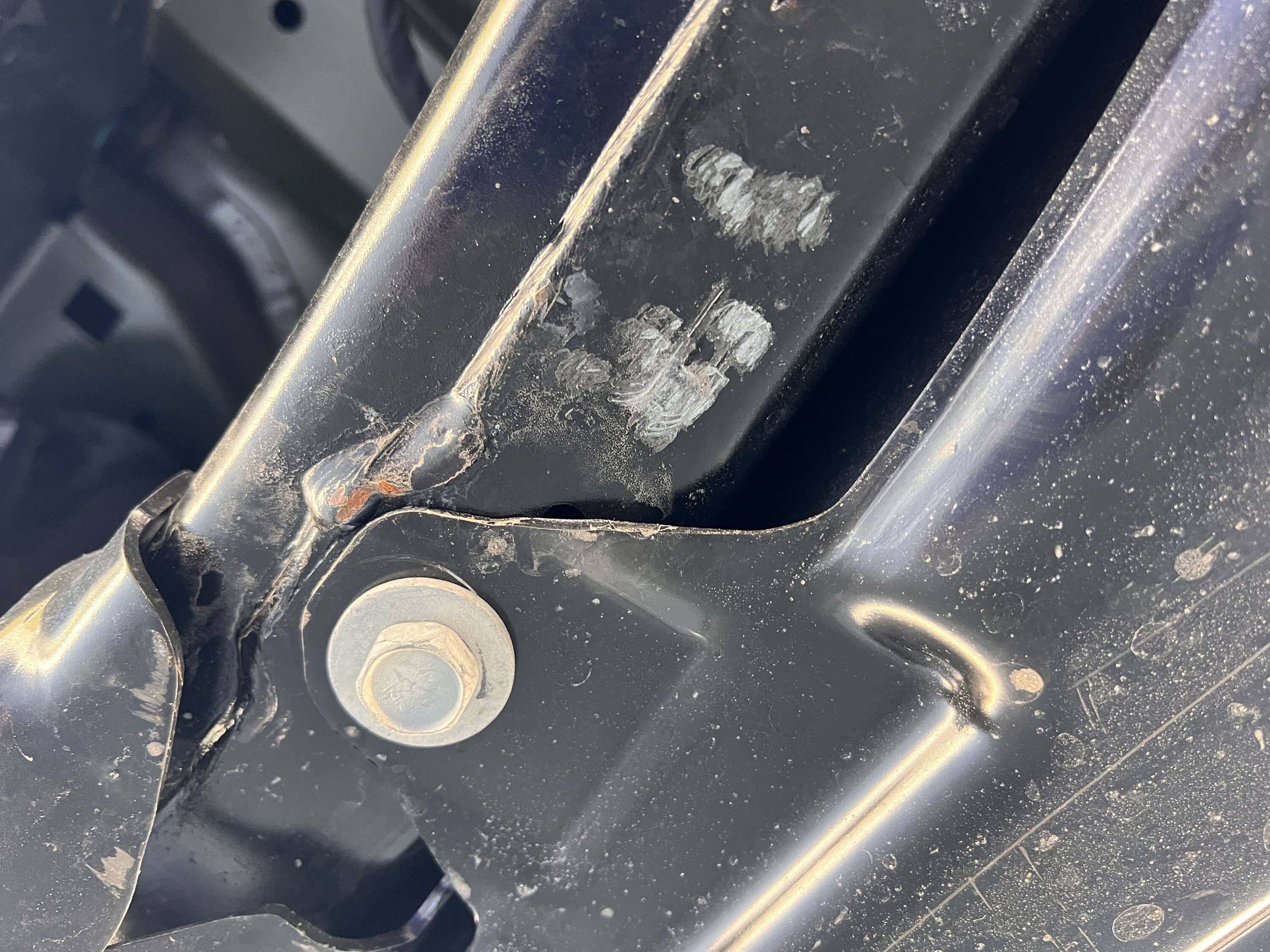 Jeep Gladiator Frame Damage on Newly Purchased Gladiator IMG_4610