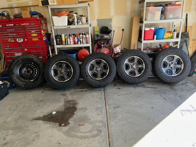 Jeep Gladiator For Sale: Full Set of OEM Rubicon Wheels and Tires TiresAll