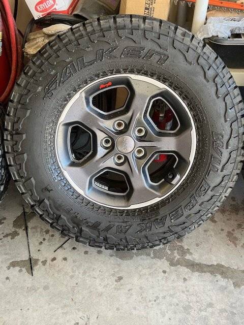 Jeep Gladiator For Sale: Full Set of OEM Rubicon Wheels and Tires Tire2