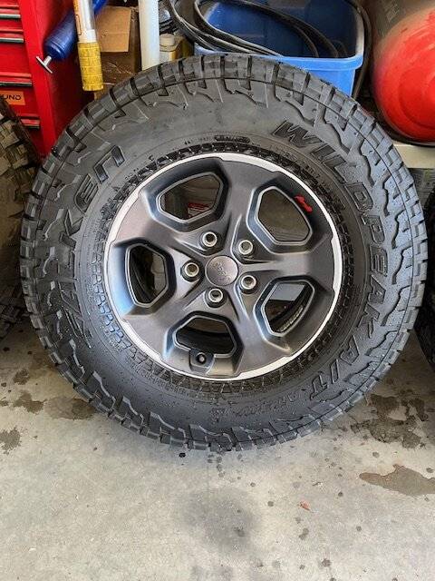 Jeep Gladiator For Sale: Full Set of OEM Rubicon Wheels and Tires Tire4