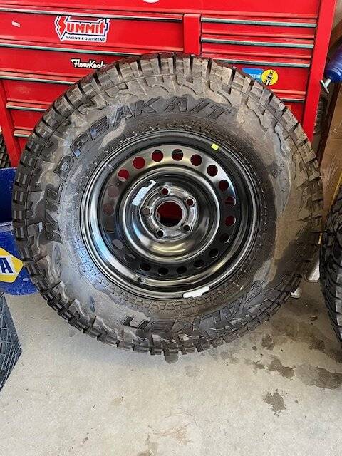 Jeep Gladiator For Sale: Full Set of OEM Rubicon Wheels and Tires TiresSpare