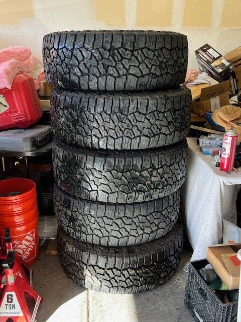 Jeep Gladiator For Sale: Full Set of OEM Rubicon Wheels and Tires TiresStack
