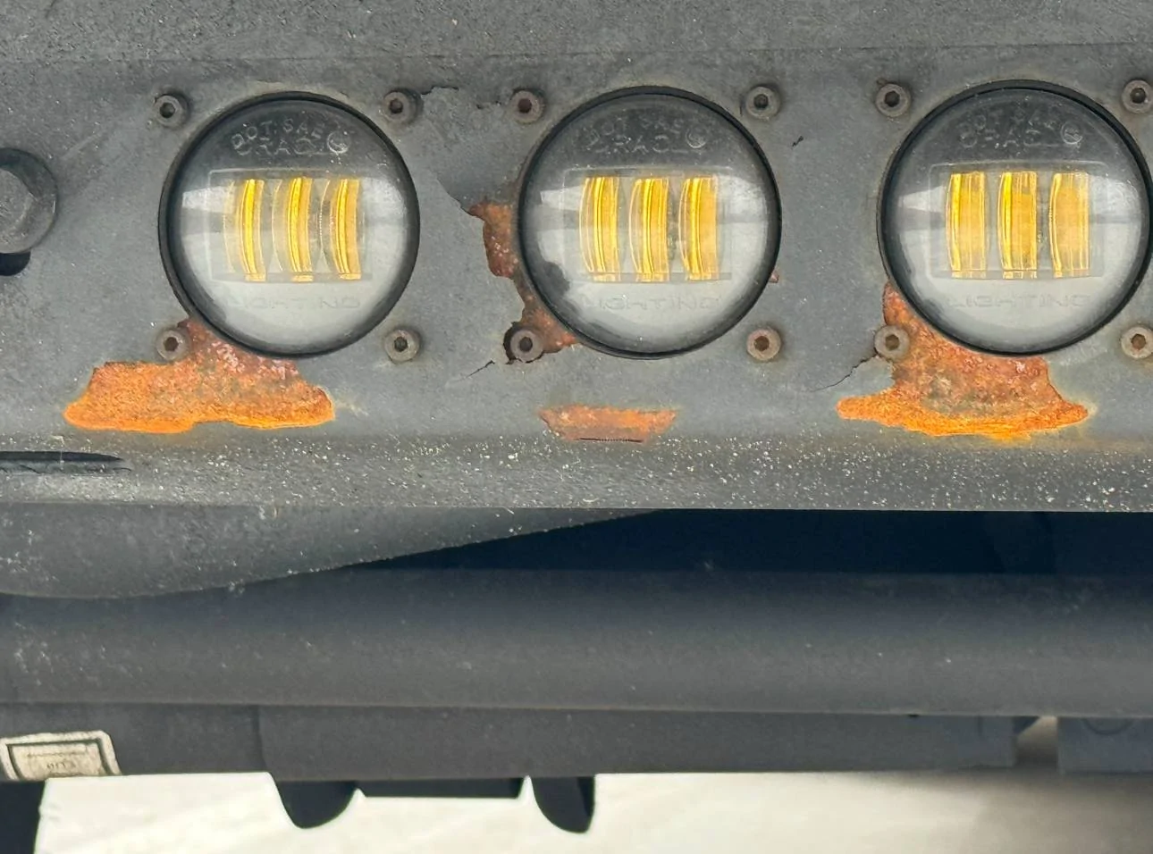 Jeep Gladiator LED Aux Light Integrated Front Skid Plate Concept IMG_0630