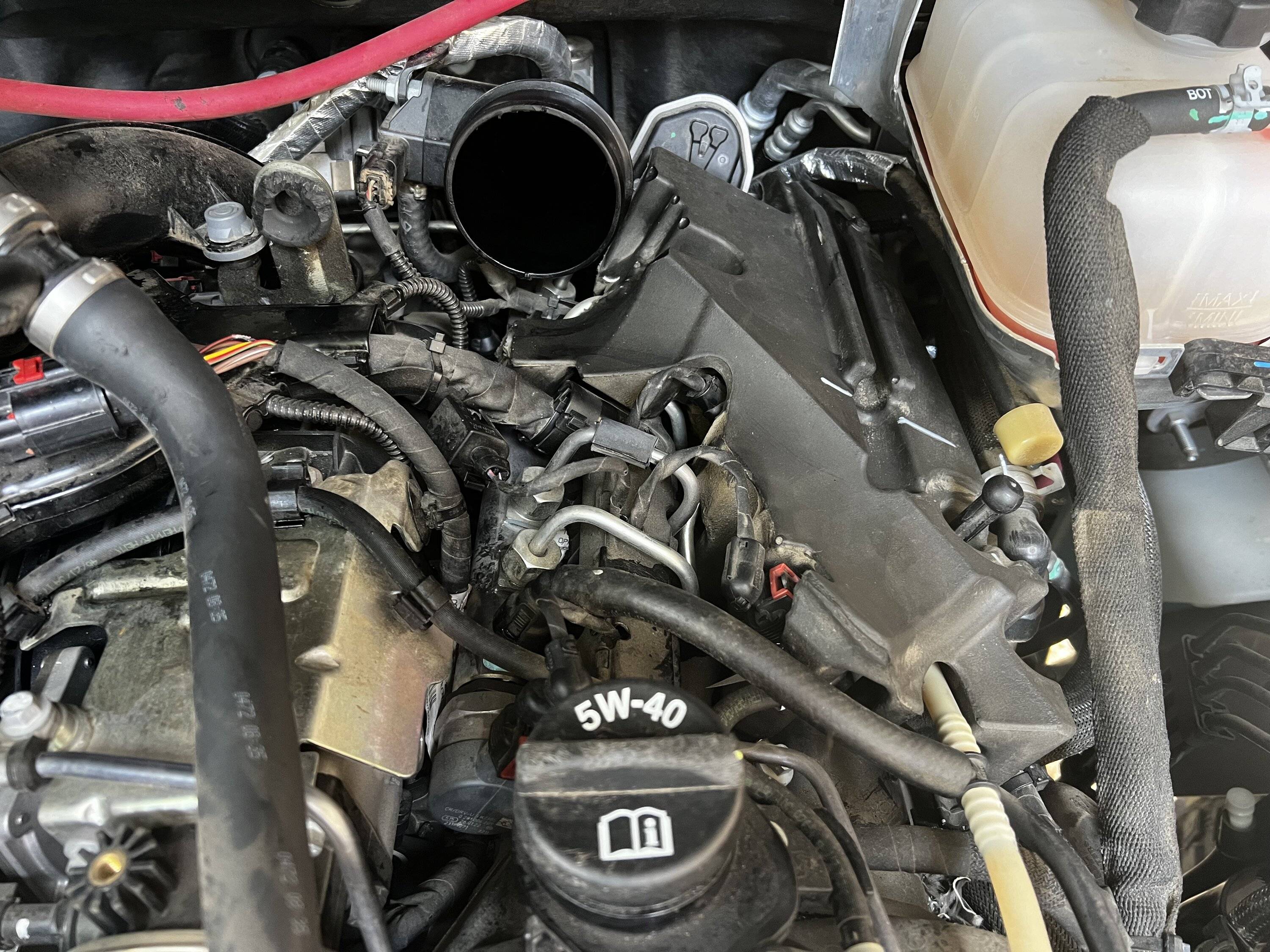 Jeep Gladiator Mouse ate heat wrap on my eco diesel - trying to figure out where it came from IMG_4634