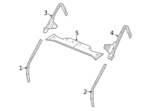 Jeep Gladiator Roll bar damage from the factory 2292cc7a1f30c8044c64f8b5bfd10c83
