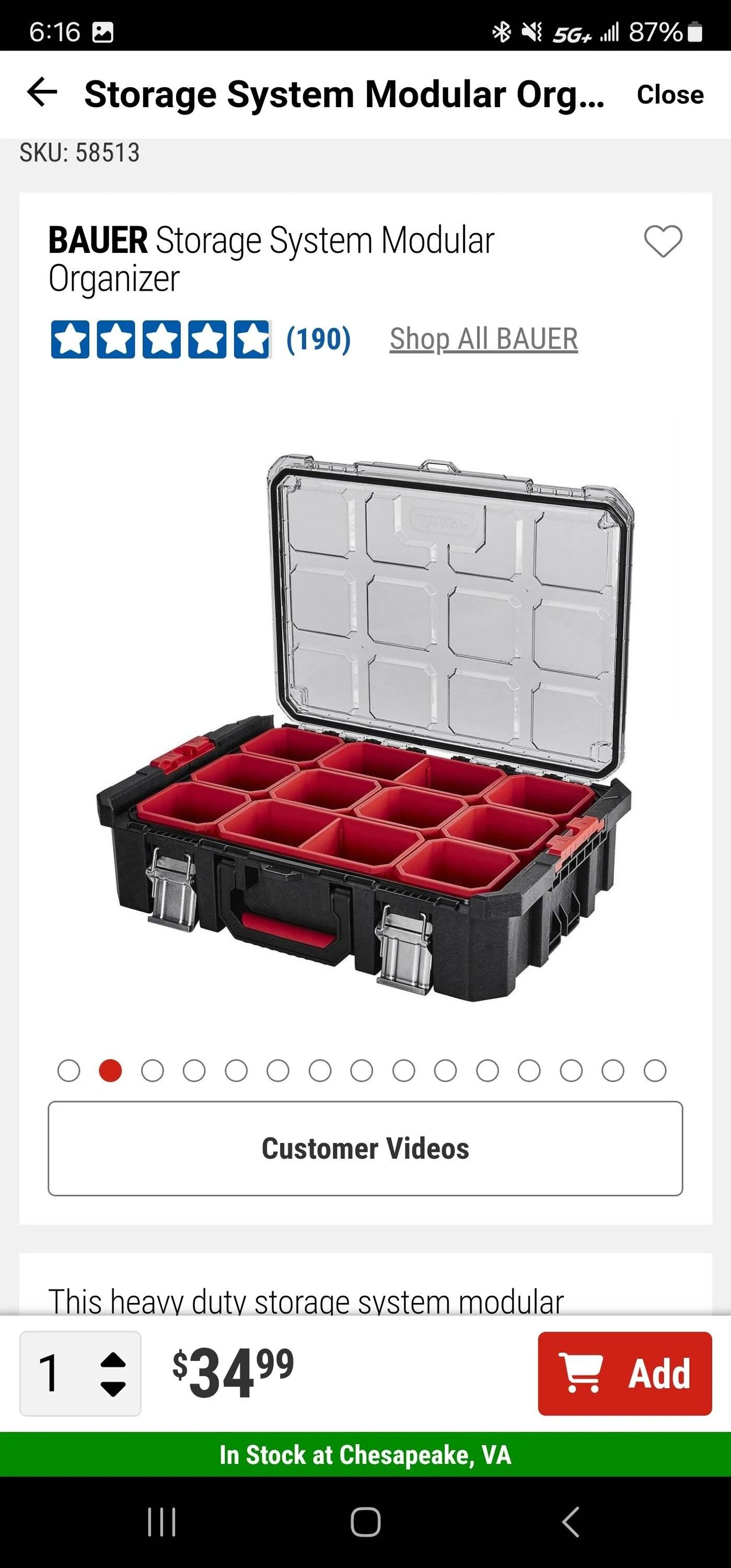 Jeep Gladiator RIDGID PRO GEAR SYSTEM Gen 2.0 (storage) currently on sale at Home Depot Screenshot_20240203_181632