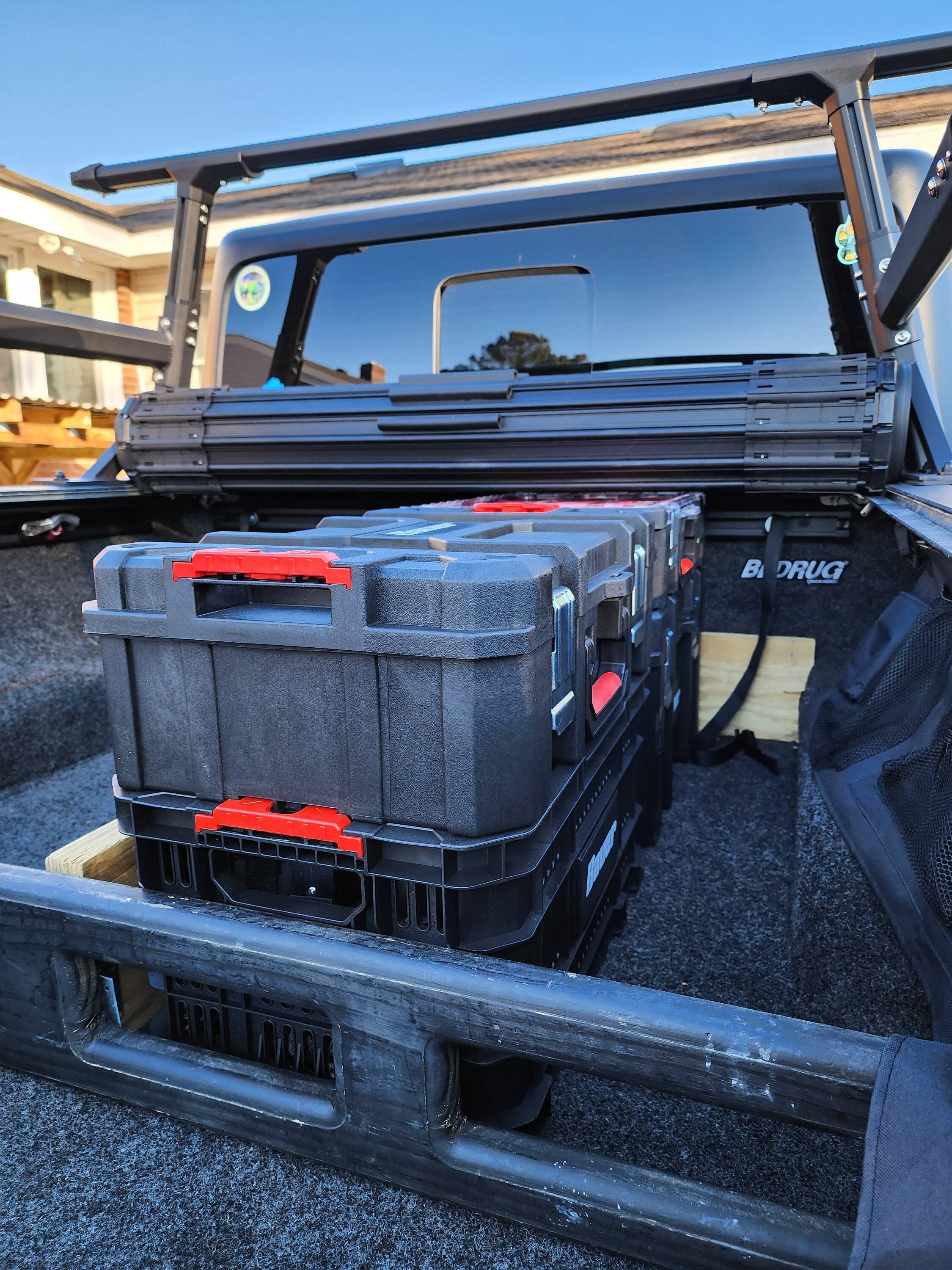 Jeep Gladiator RIDGID PRO GEAR SYSTEM Gen 2.0 (storage) currently on sale at Home Depot 20240203_154157