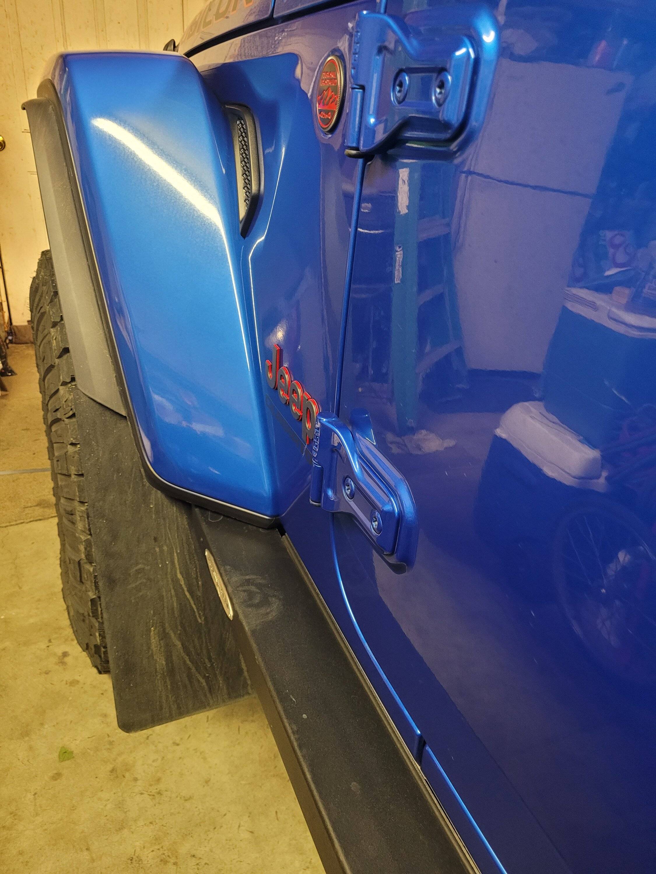 Jeep Gladiator Front mud flaps for Rubicon - show me what you have 20240204_075136