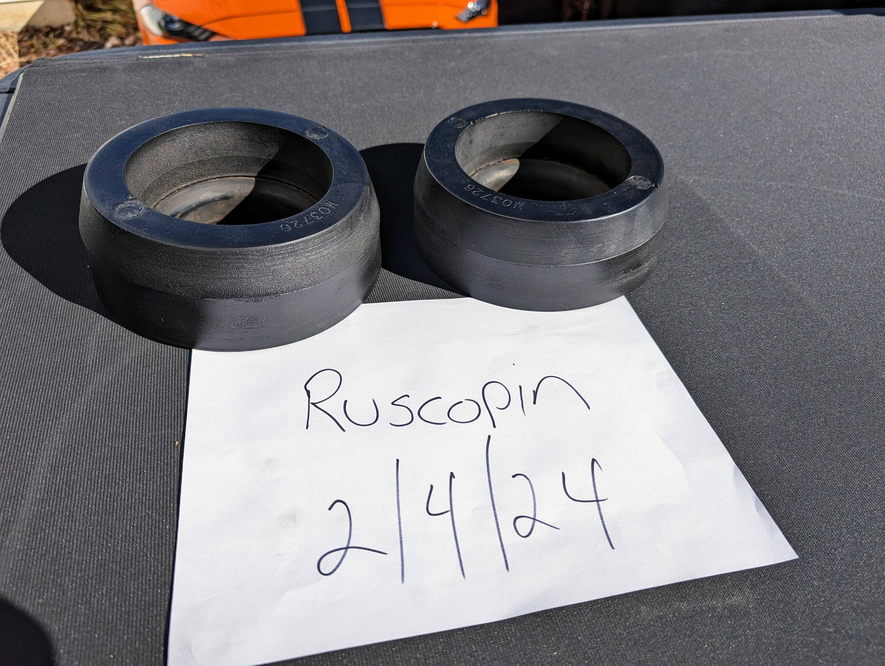 Jeep Gladiator 1-1/2" Rear Spacers Fat Bob's Garage $40 PXL_20240204_162732128