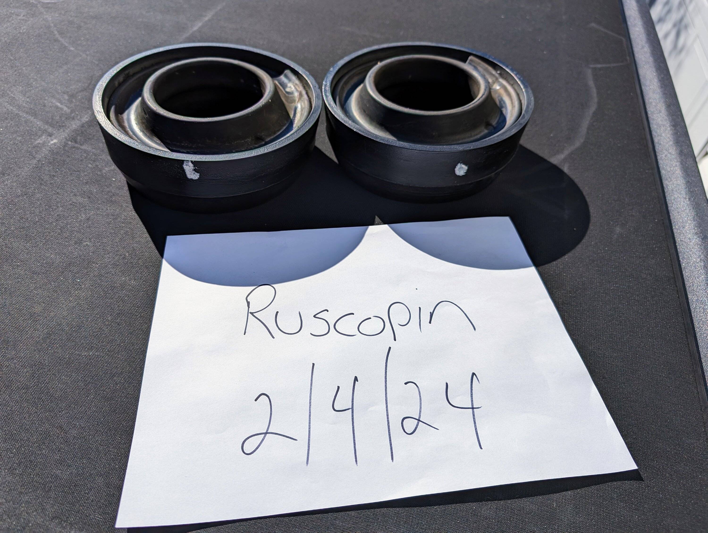 Jeep Gladiator 1-1/2" Rear Spacers Fat Bob's Garage $40 PXL_20240204_162629004