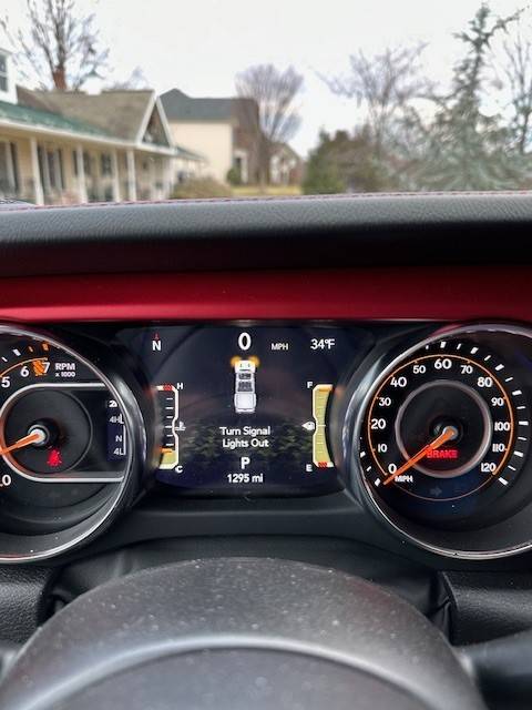 Jeep Gladiator Issue with Turn Signal Lights out after installing OEM LED Lights jeep speedo
