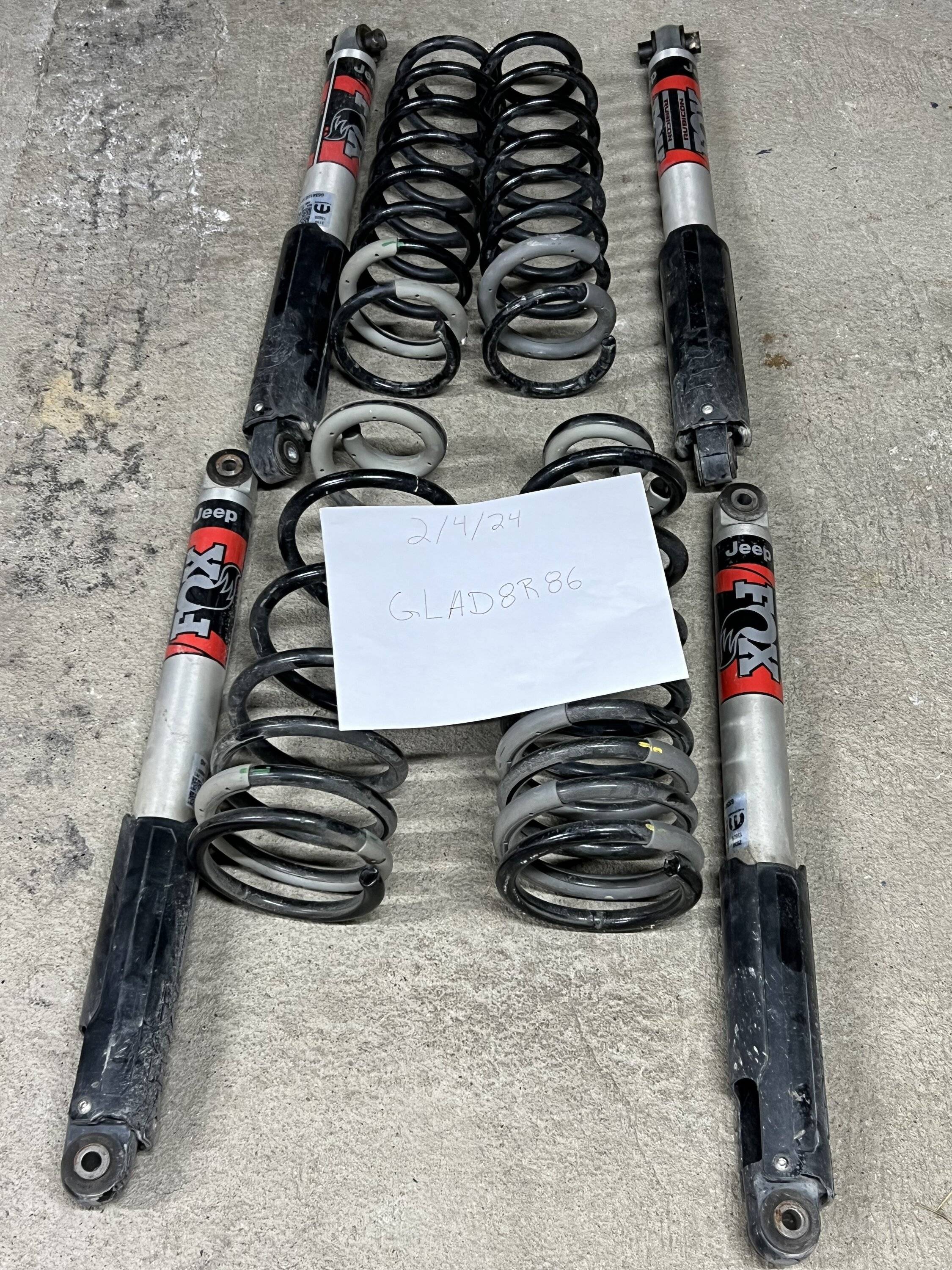 Jeep Gladiator JT Rubicon Take Off Springs and Fox Shocks Price drop: $350 > $200 IMG_0106