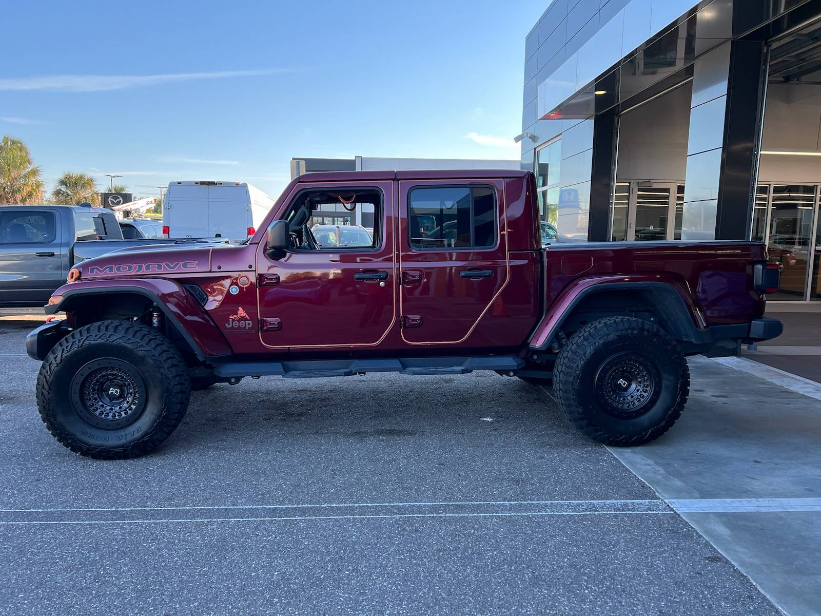 Jeep Gladiator Mojave with 2 inch AEV Lift w/ stock tires -- looks silly? 1707159603071