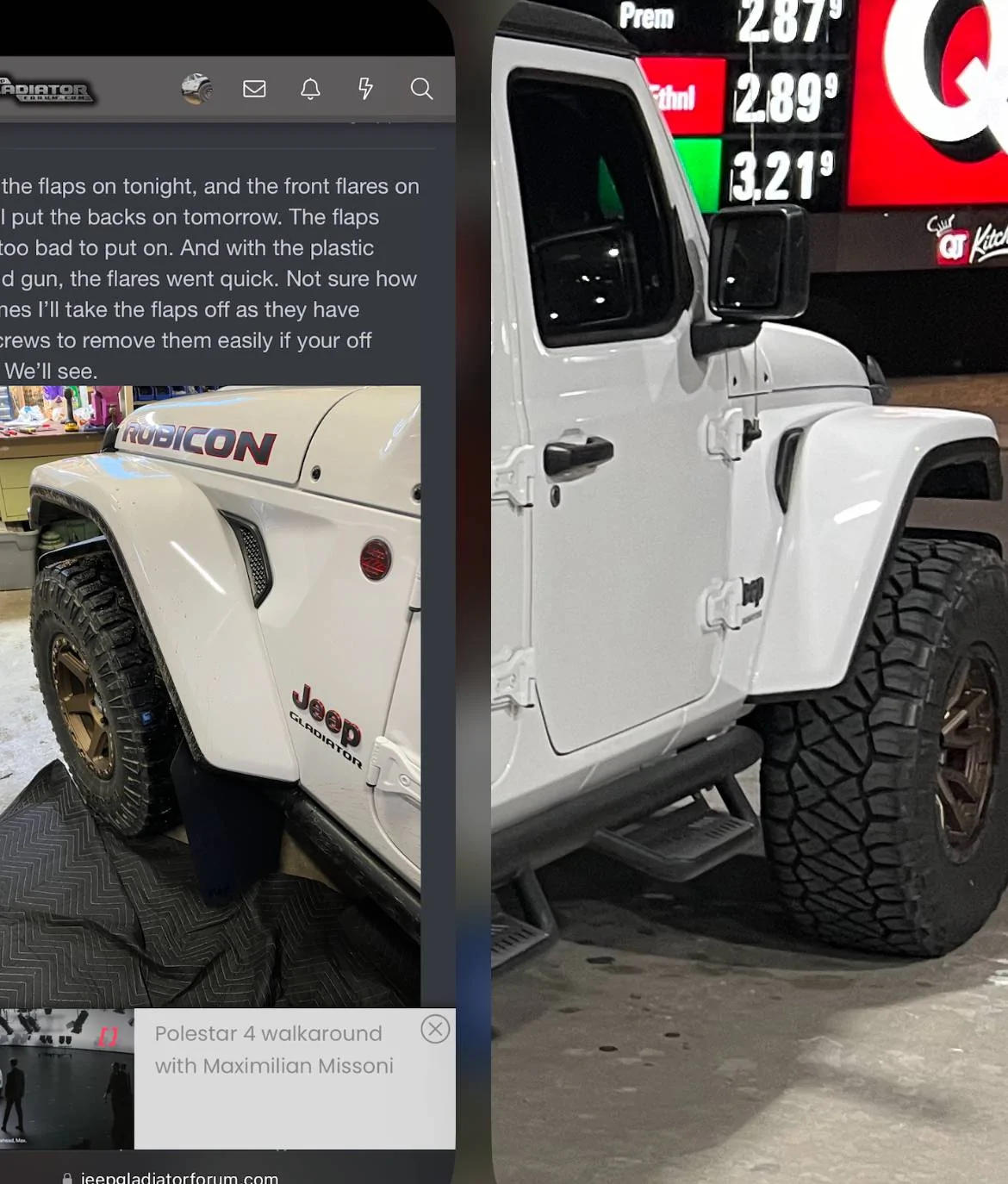 Jeep Gladiator New 23 White JTRD owner IMG_2609