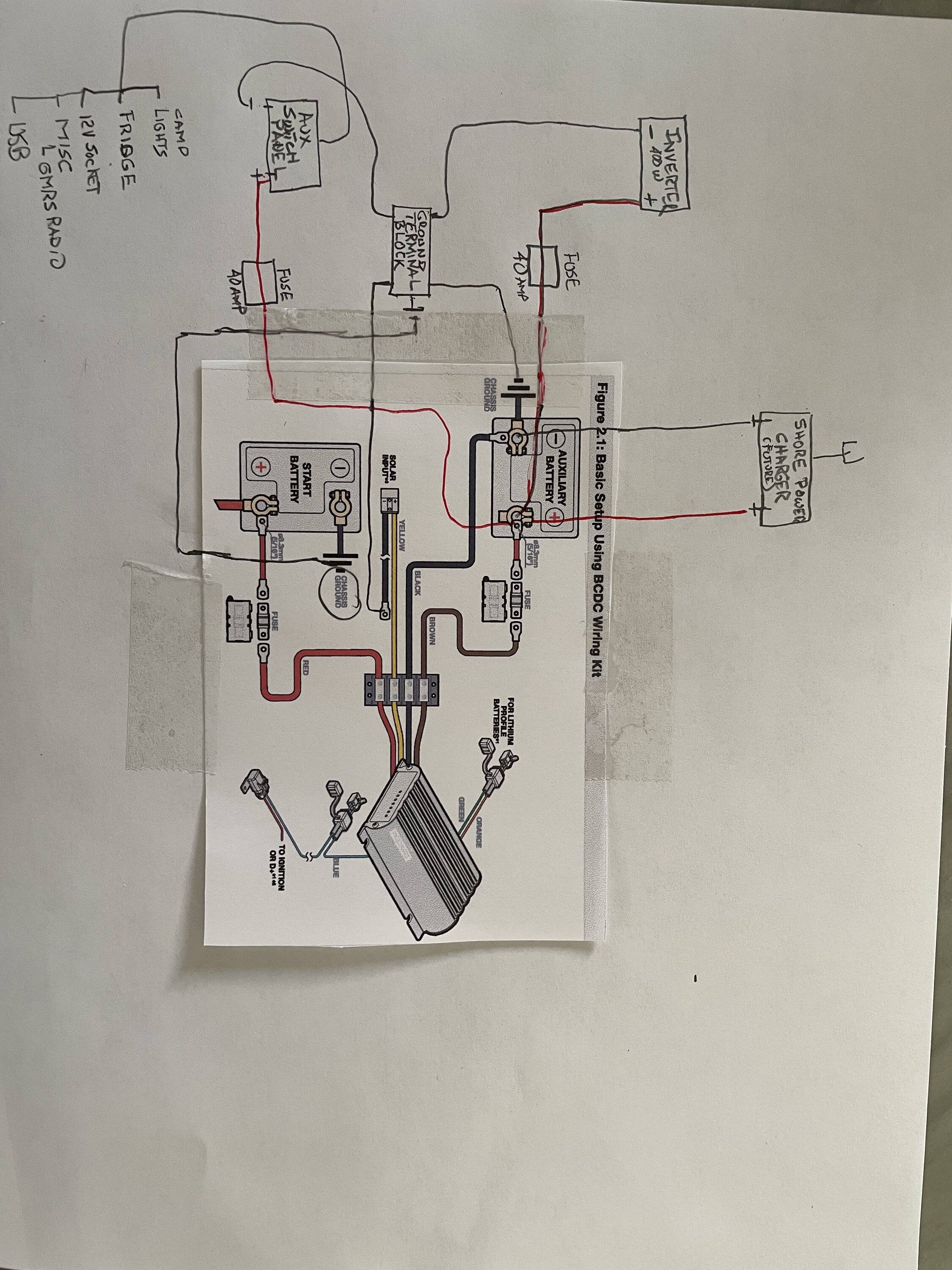 Jeep Gladiator Redarc house Battery setup IMG_7048