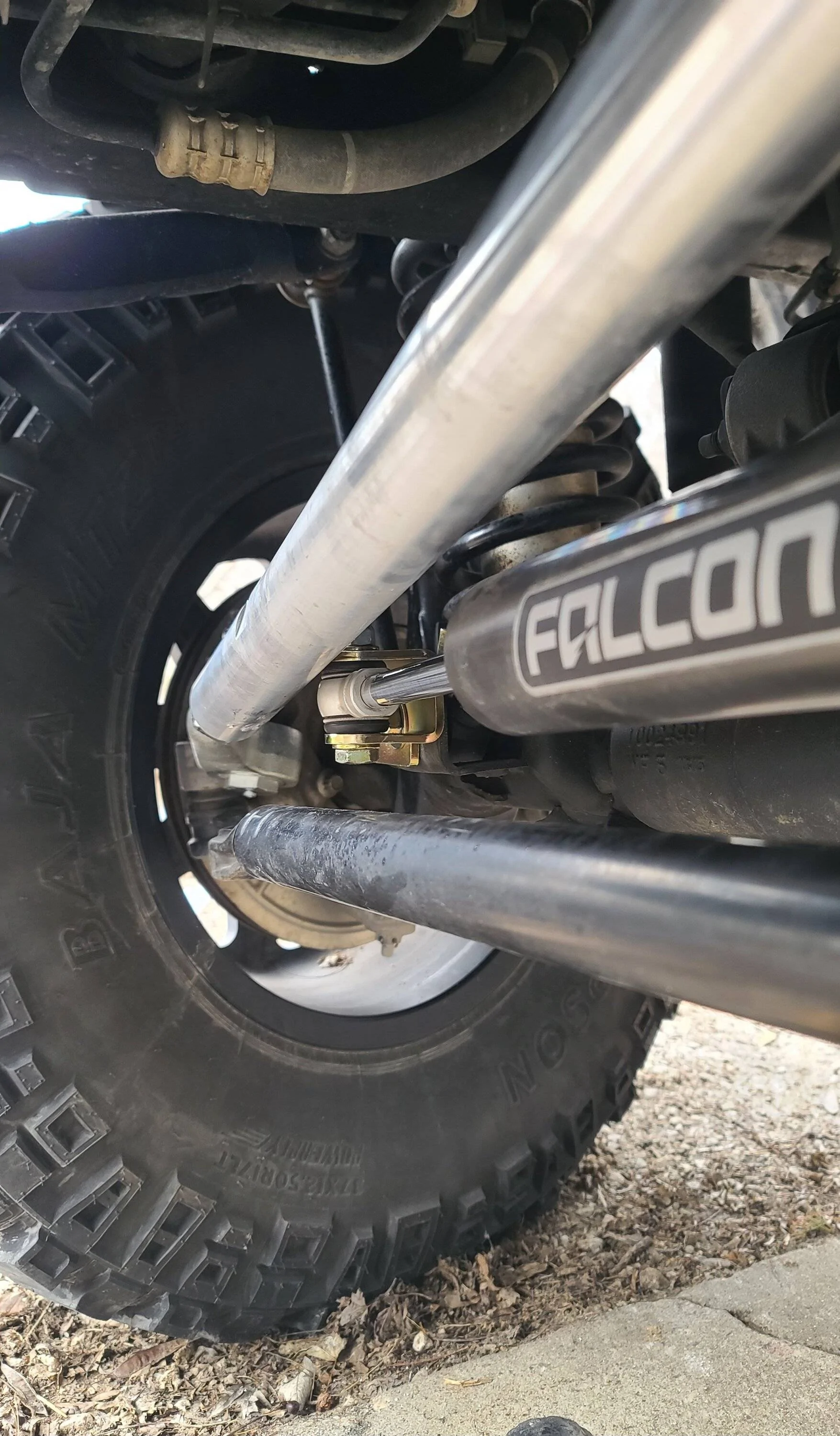 Jeep Gladiator Rock Krawler drag link hits flipped stabilizer. 20240210_150052
