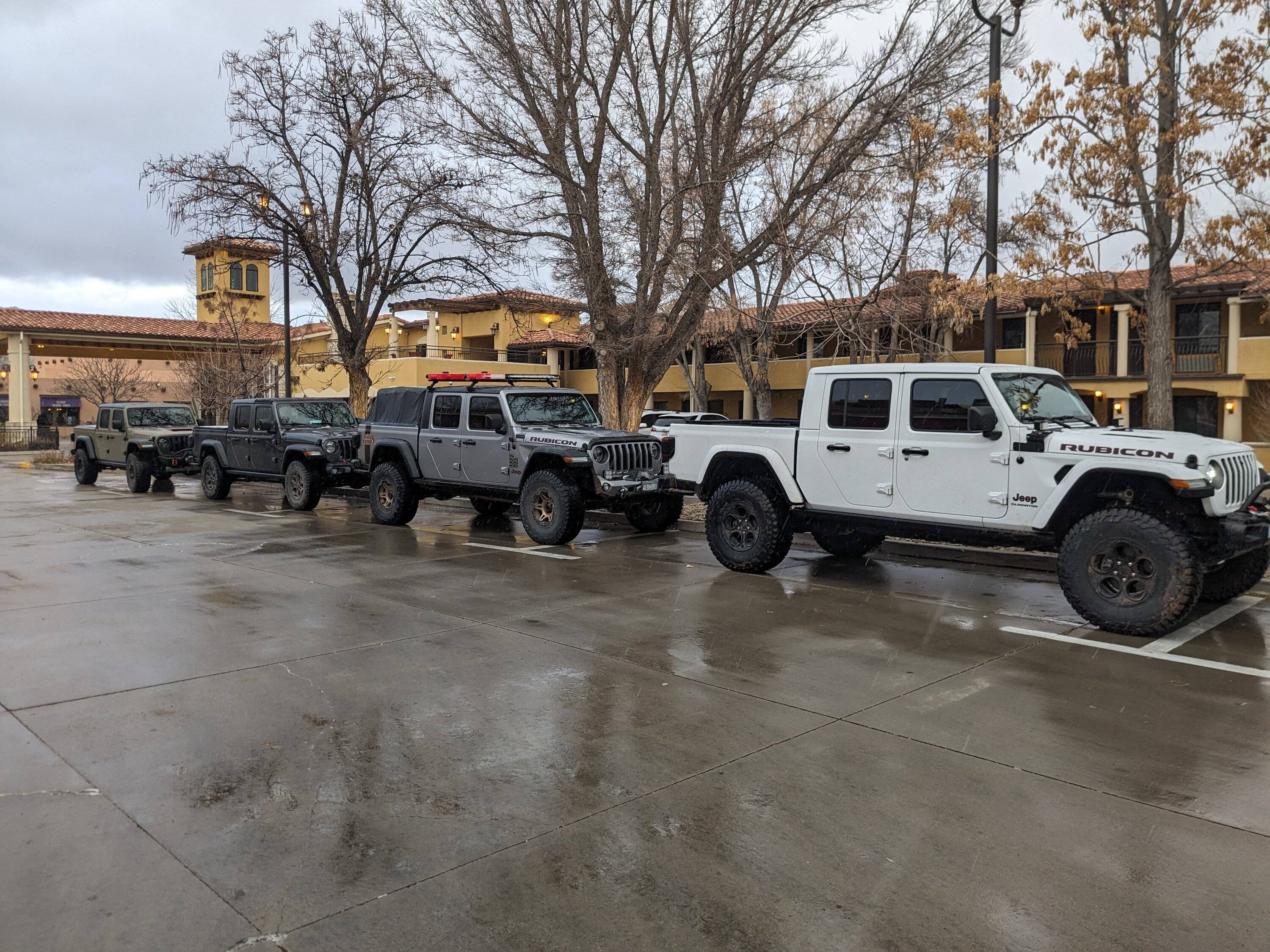 Jeep Gladiator Jeeps Parking Next To Jeeps PXL_20240211_001502211
