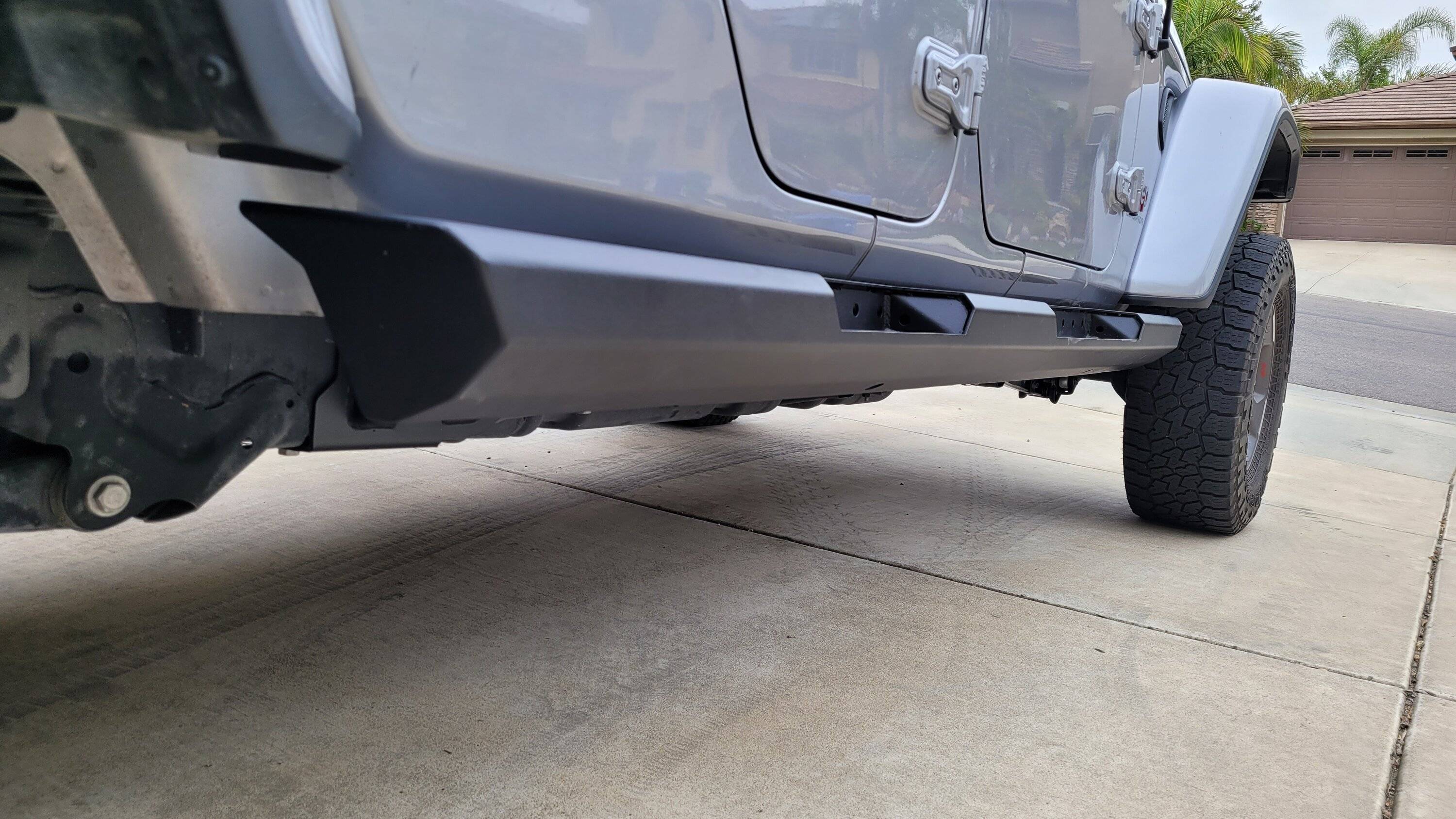 Jeep Gladiator Looking for recommendations on rock sliders 20230525_073857