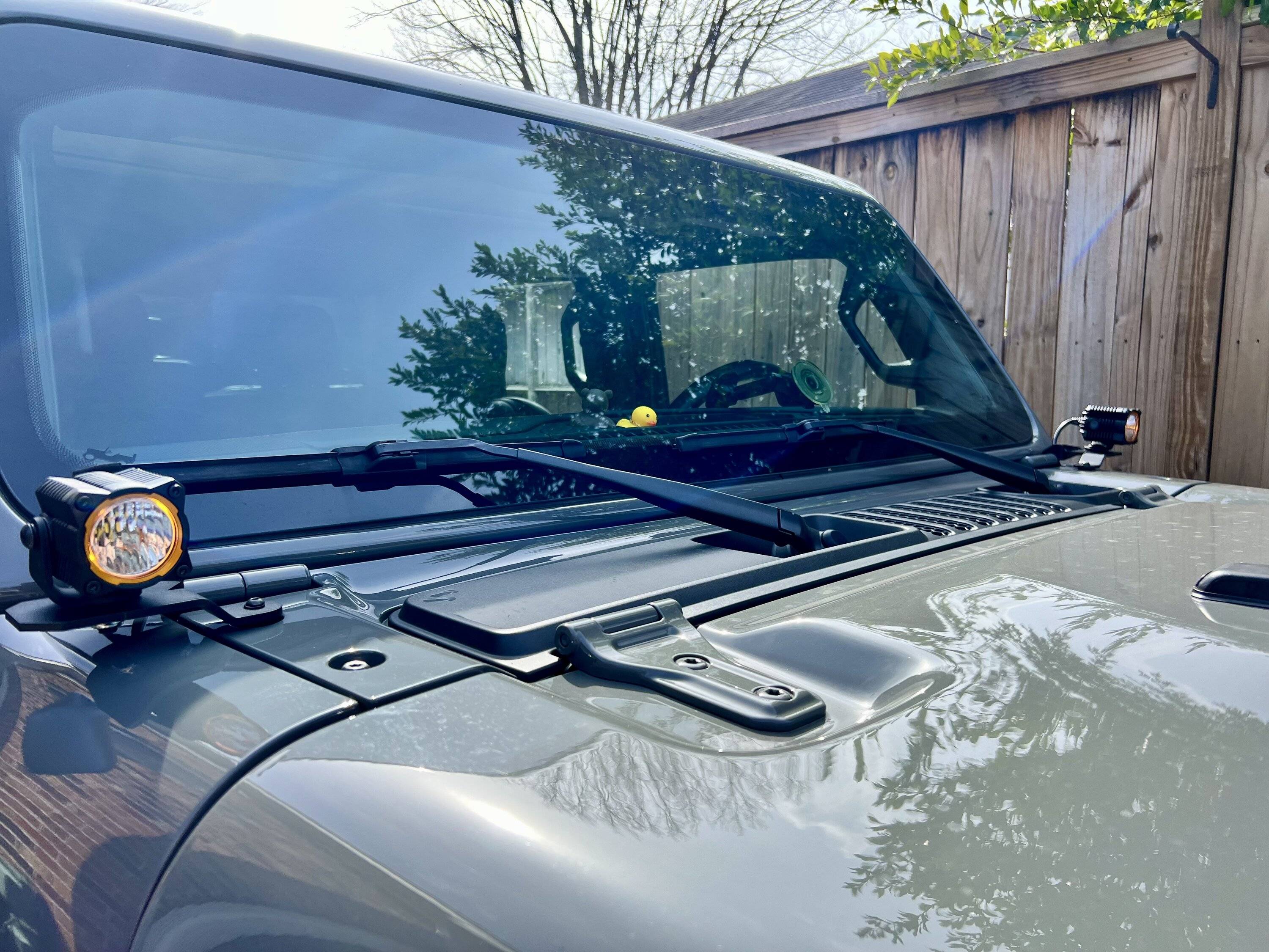 Jeep Gladiator Added some KC Flex Era 4s to my factory Mojave bumper IMG_1552