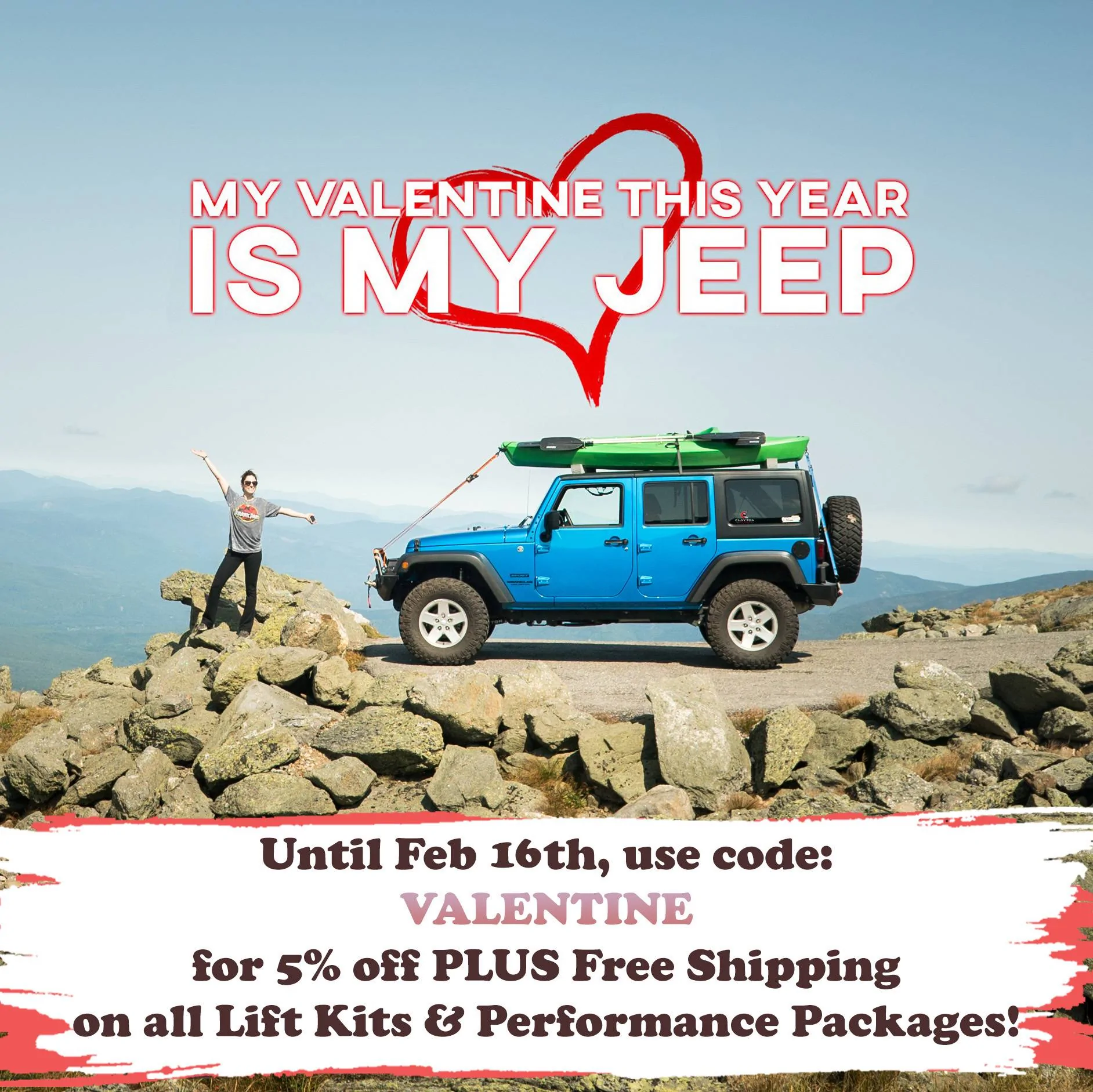 Jeep Gladiator Clayton Off Road JT Suspension Systems Valentines 2024