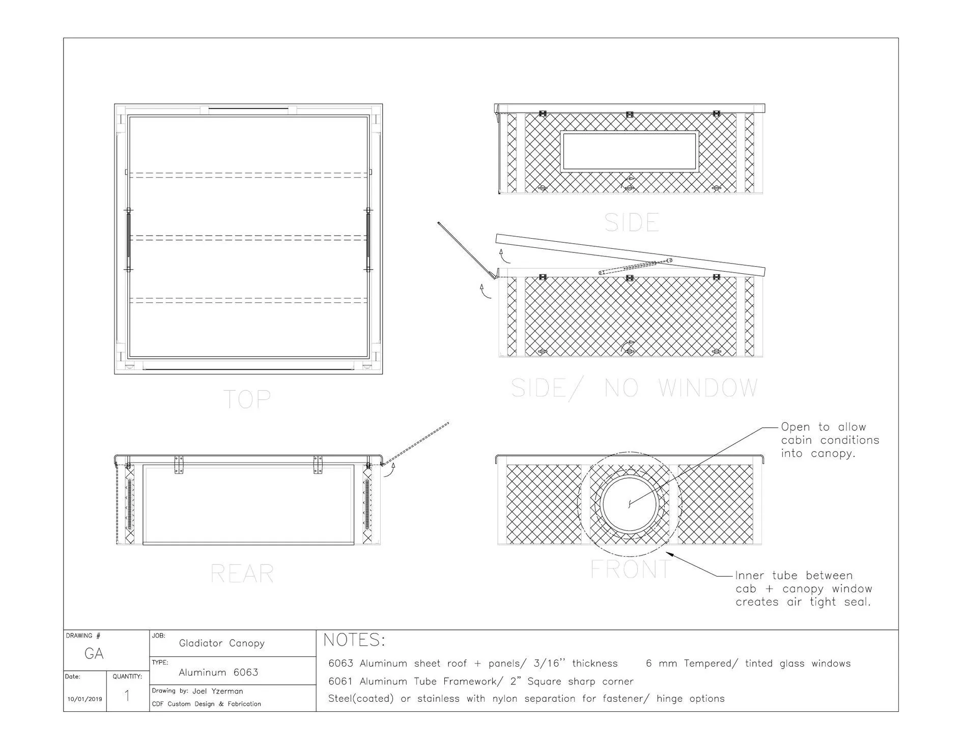 Jeep Gladiator Rack for hardtop roof? Gladiator canopy concept  2